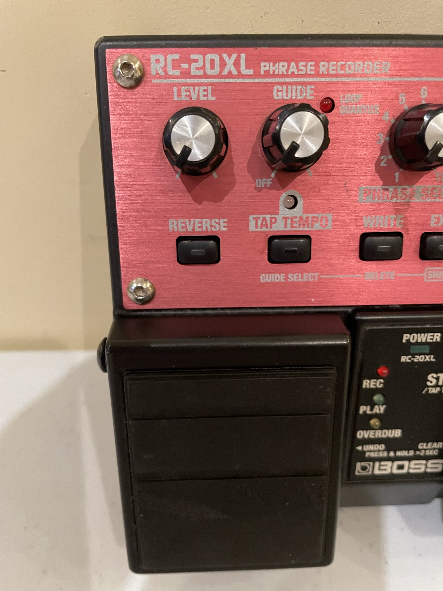 RC20XL Loop Station Boss RC20XL Loop Station Audiofanzine