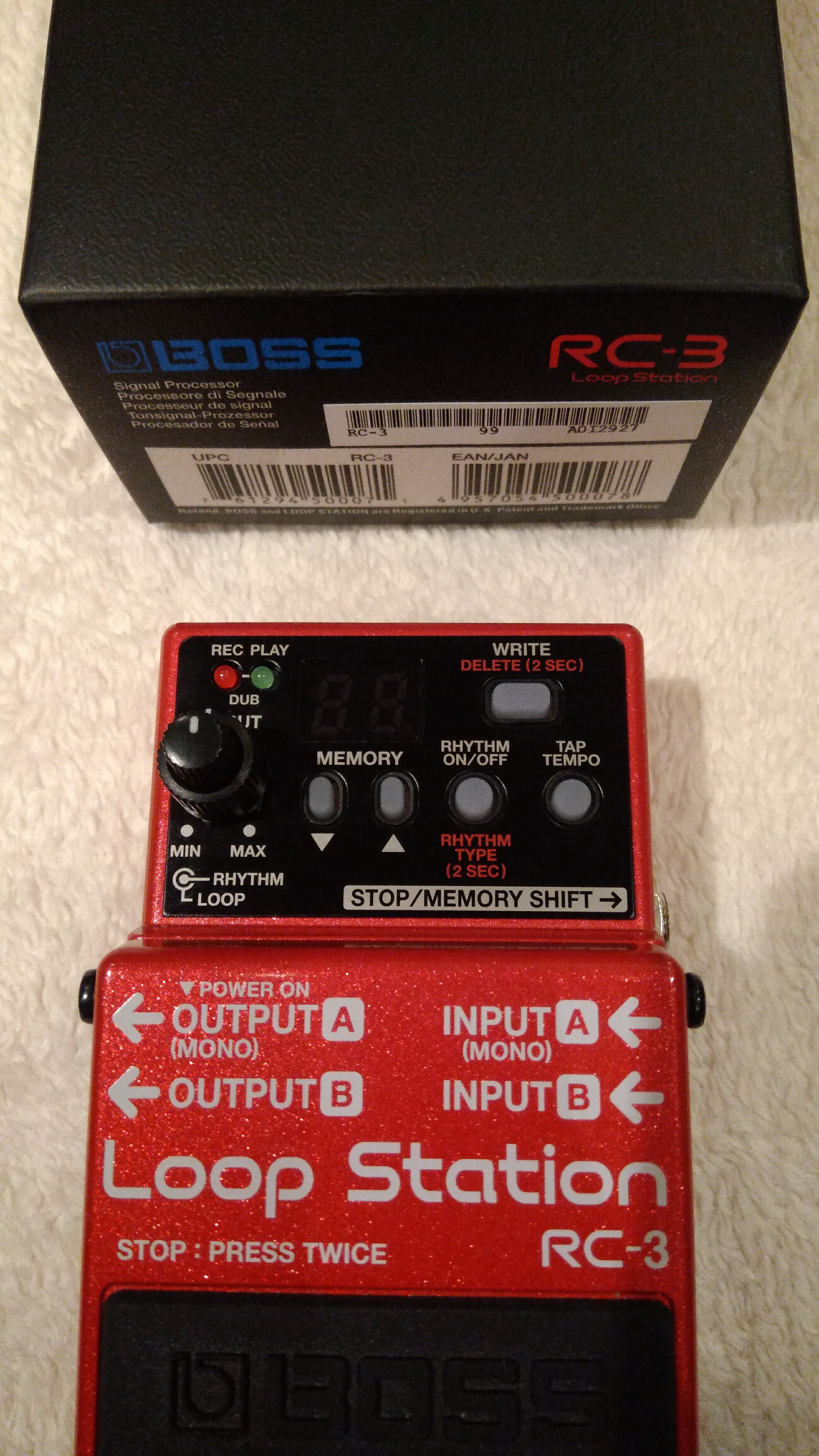 RC3 LOOP STATION Boss RC3 Loop Station Audiofanzine