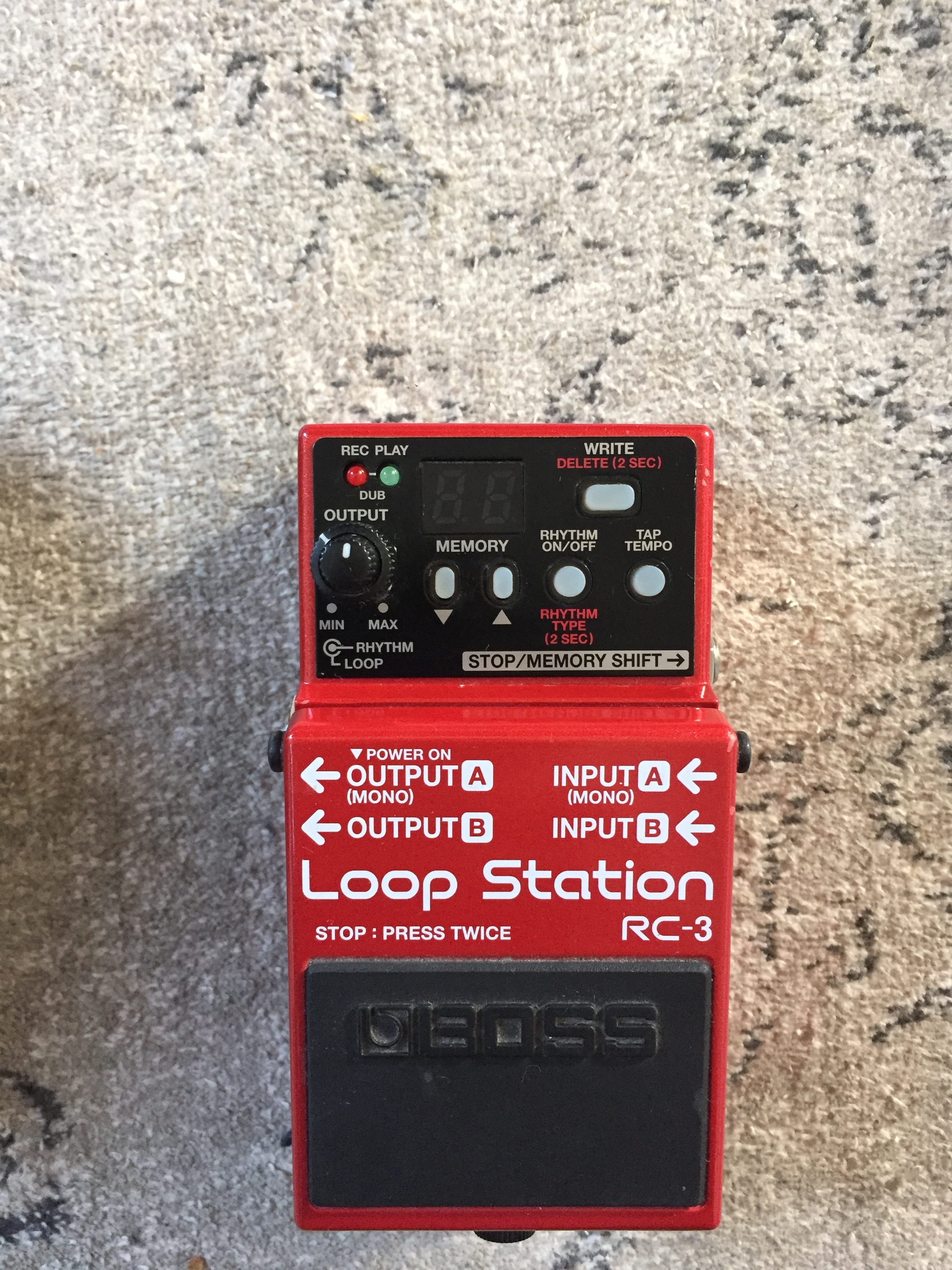RC-3 LOOP STATION - Boss RC-3 Loop Station - Audiofanzine