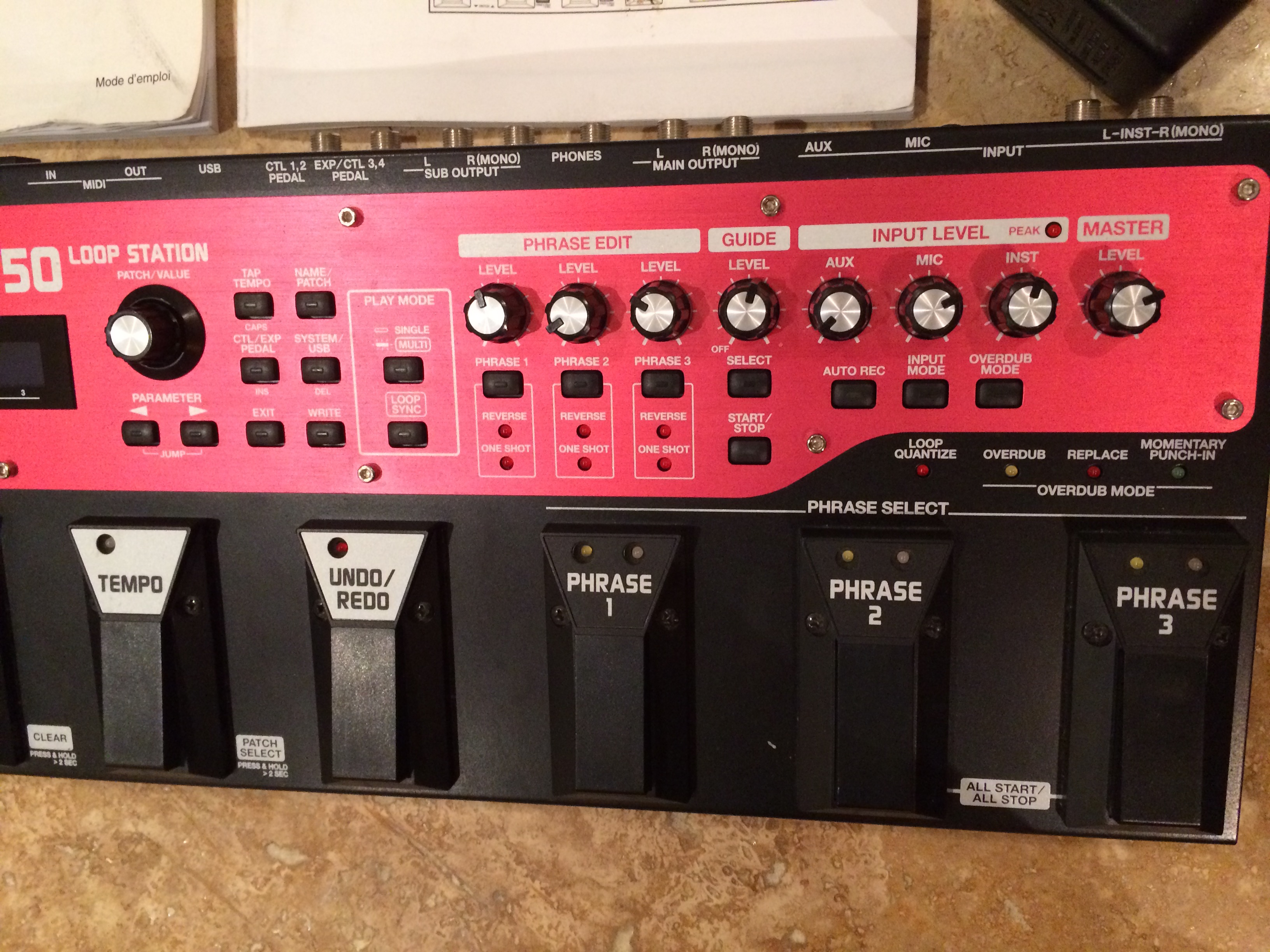 RC-50 Loop Station - Boss RC-50 Loop Station - Audiofanzine