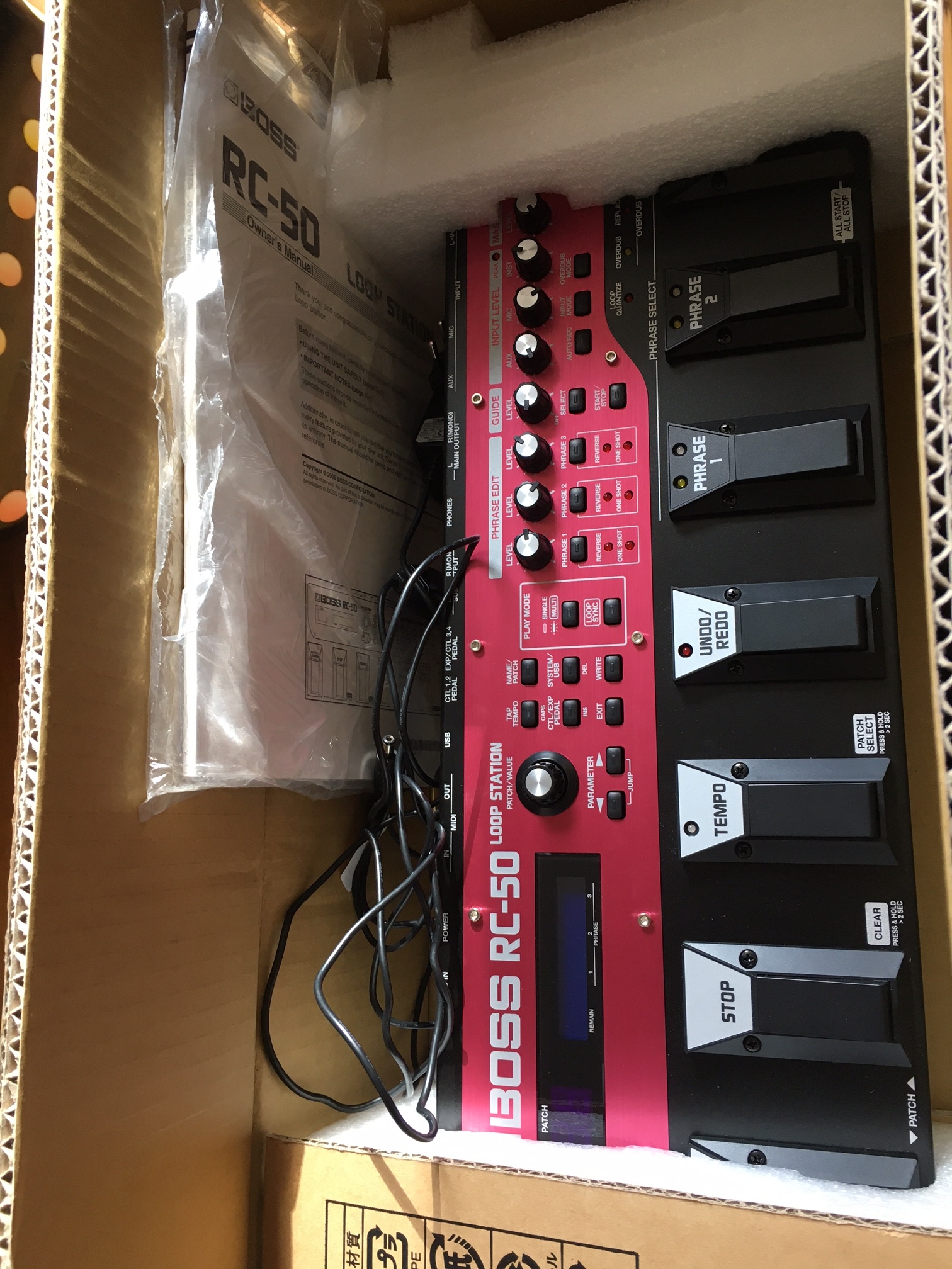 Boss RC-50 Loop Station Multi Looper Da Giappone Testato Boss RC-50 Loop Station Multi Looper Da Giappone Testato