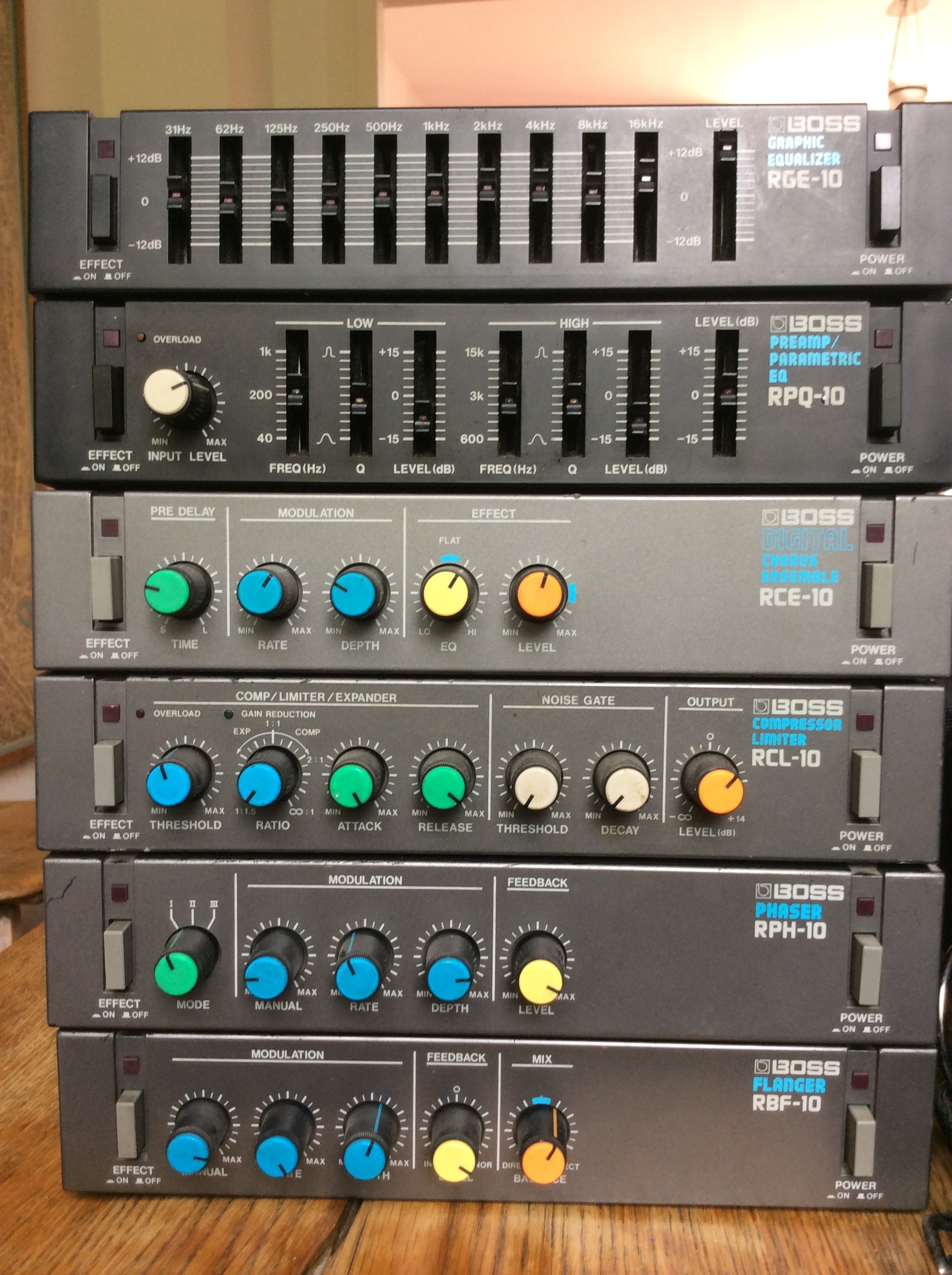 RGE10 GRAPHIC EQUALIZER Boss RGE10 Graphic Equalizer Audiofanzine