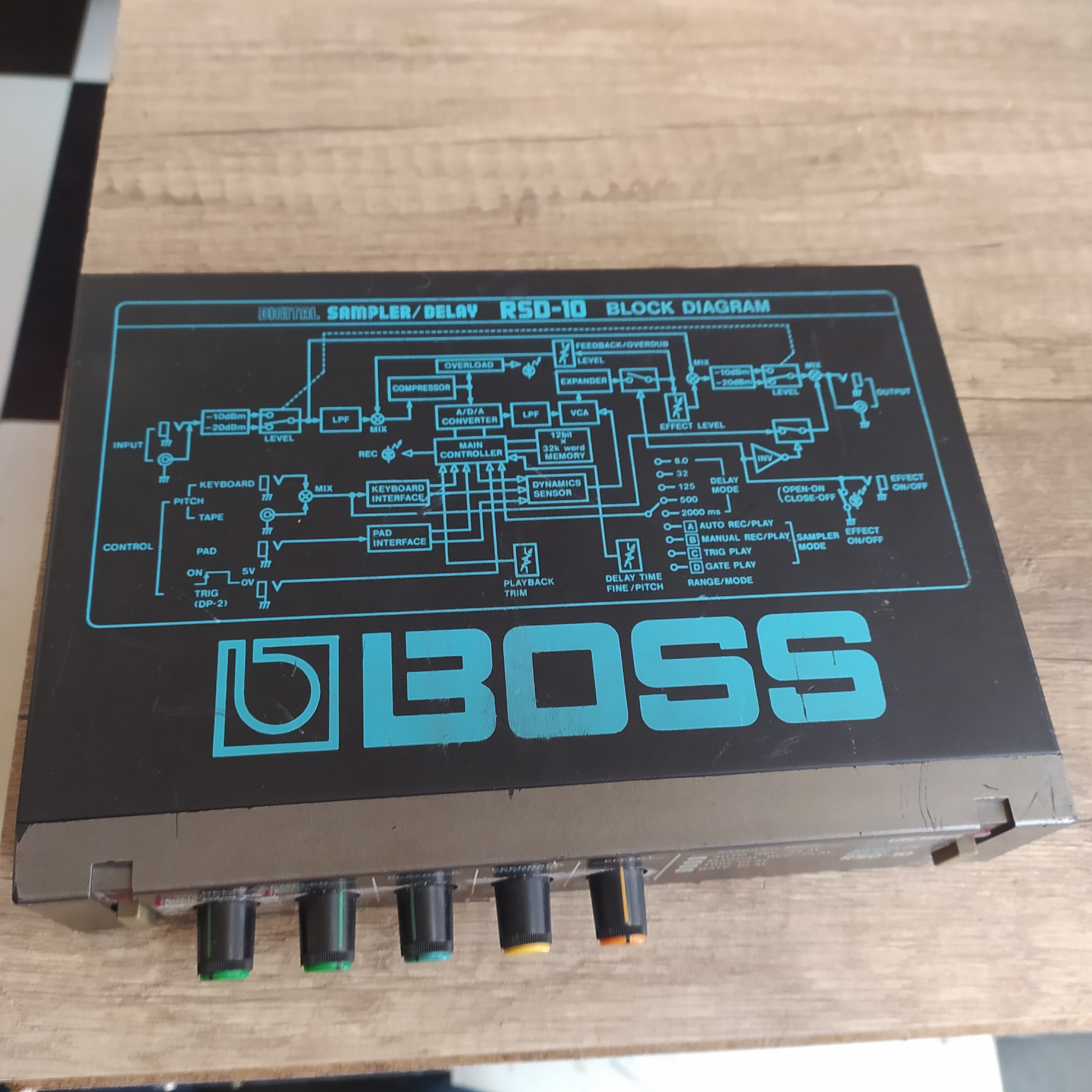 RSD-10 Digital Sampler/Delay Boss - Audiofanzine