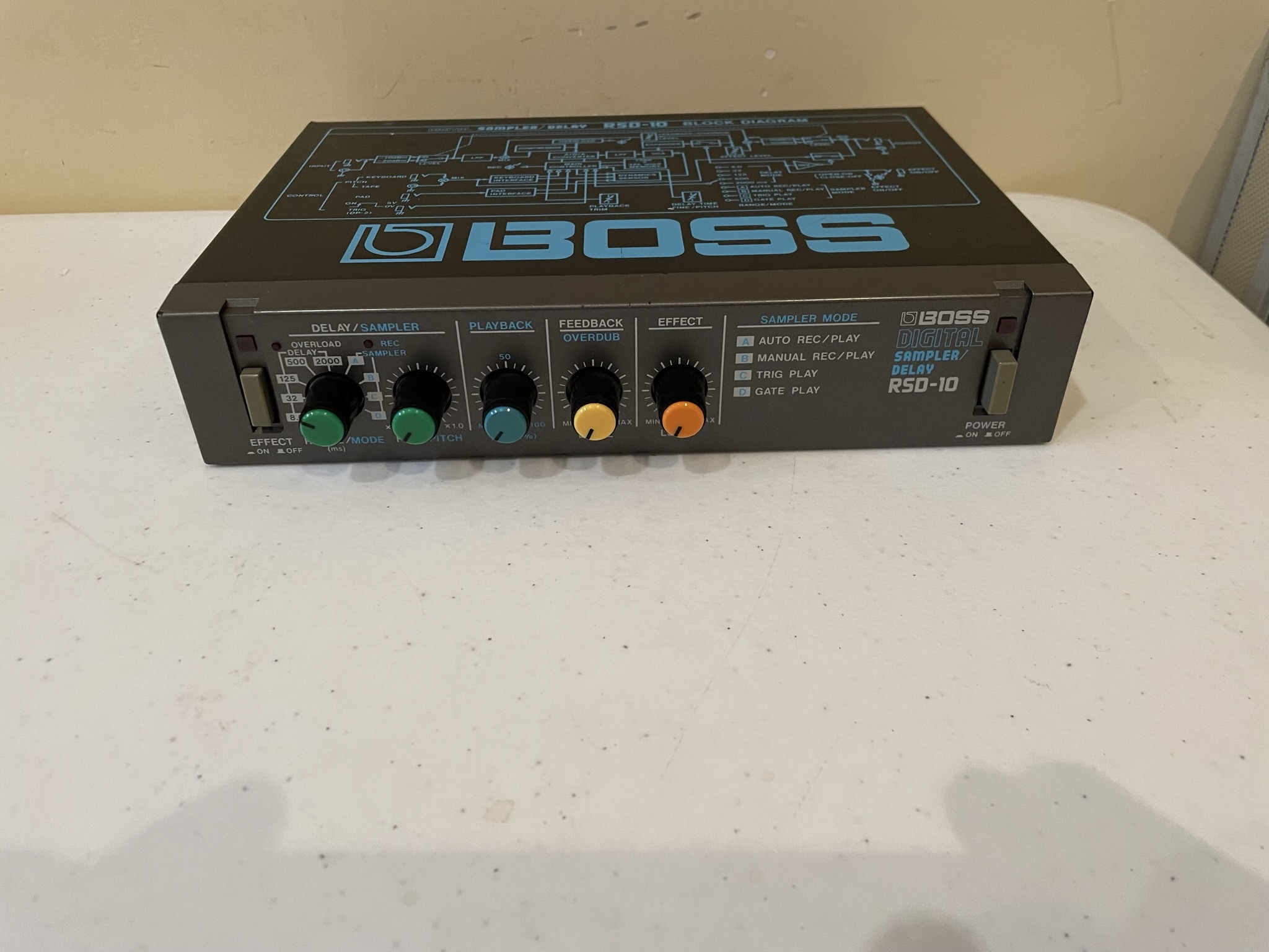 RSD-10 Digital Sampler/Delay Boss - Audiofanzine