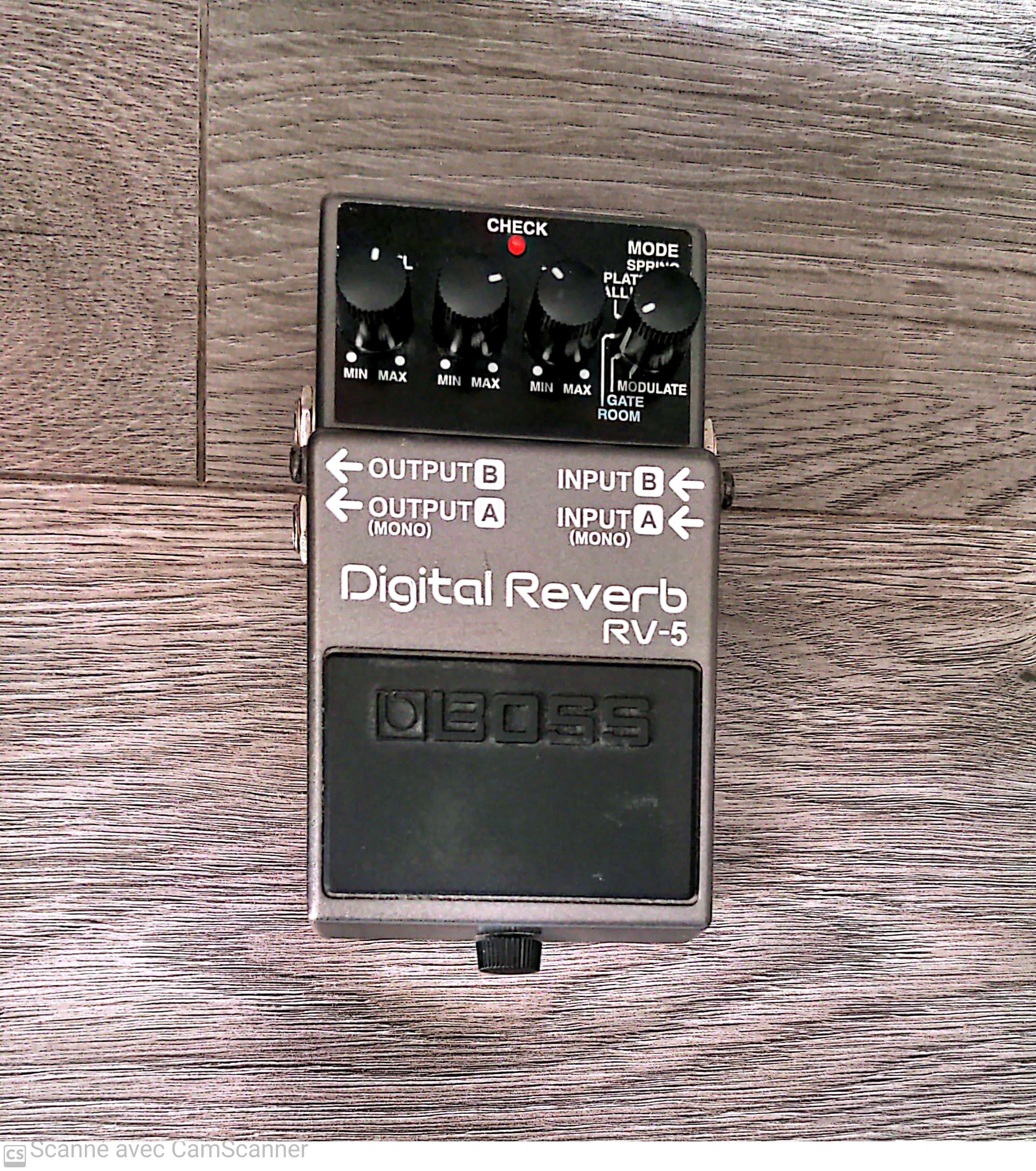 BOSS digital reverb RV-5 動作良好 - ギター