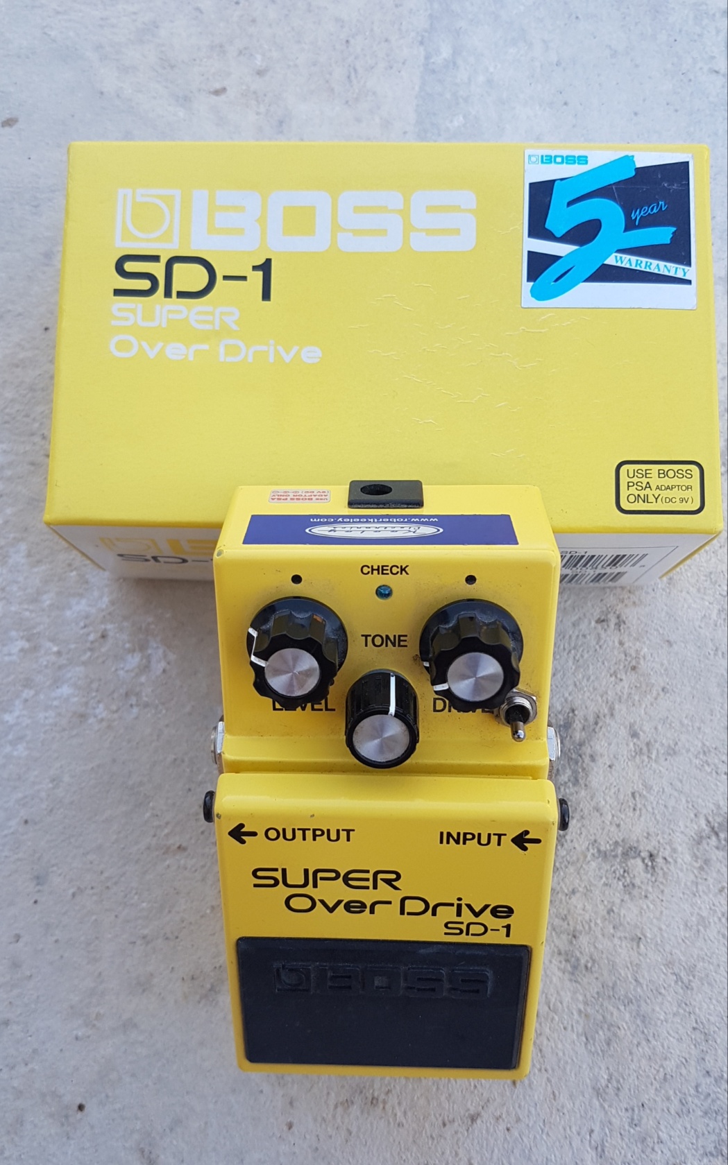 SD-1 SUPER OverDrive - Modded by Keeley Boss - Audiofanzine