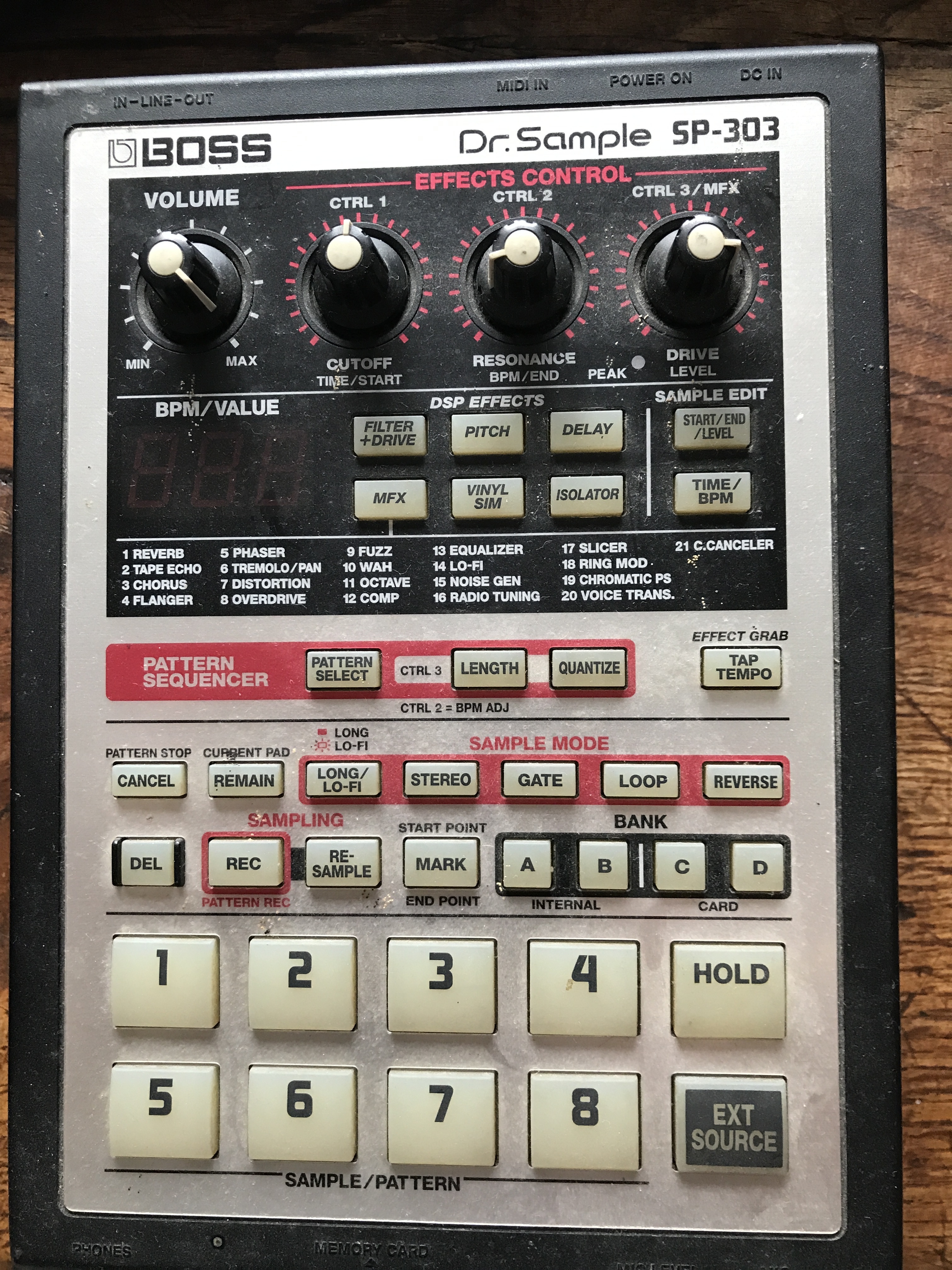 Roland BOSS Dr.Sample SP-303 サンプラーMADLIB | monsterdog.com.br