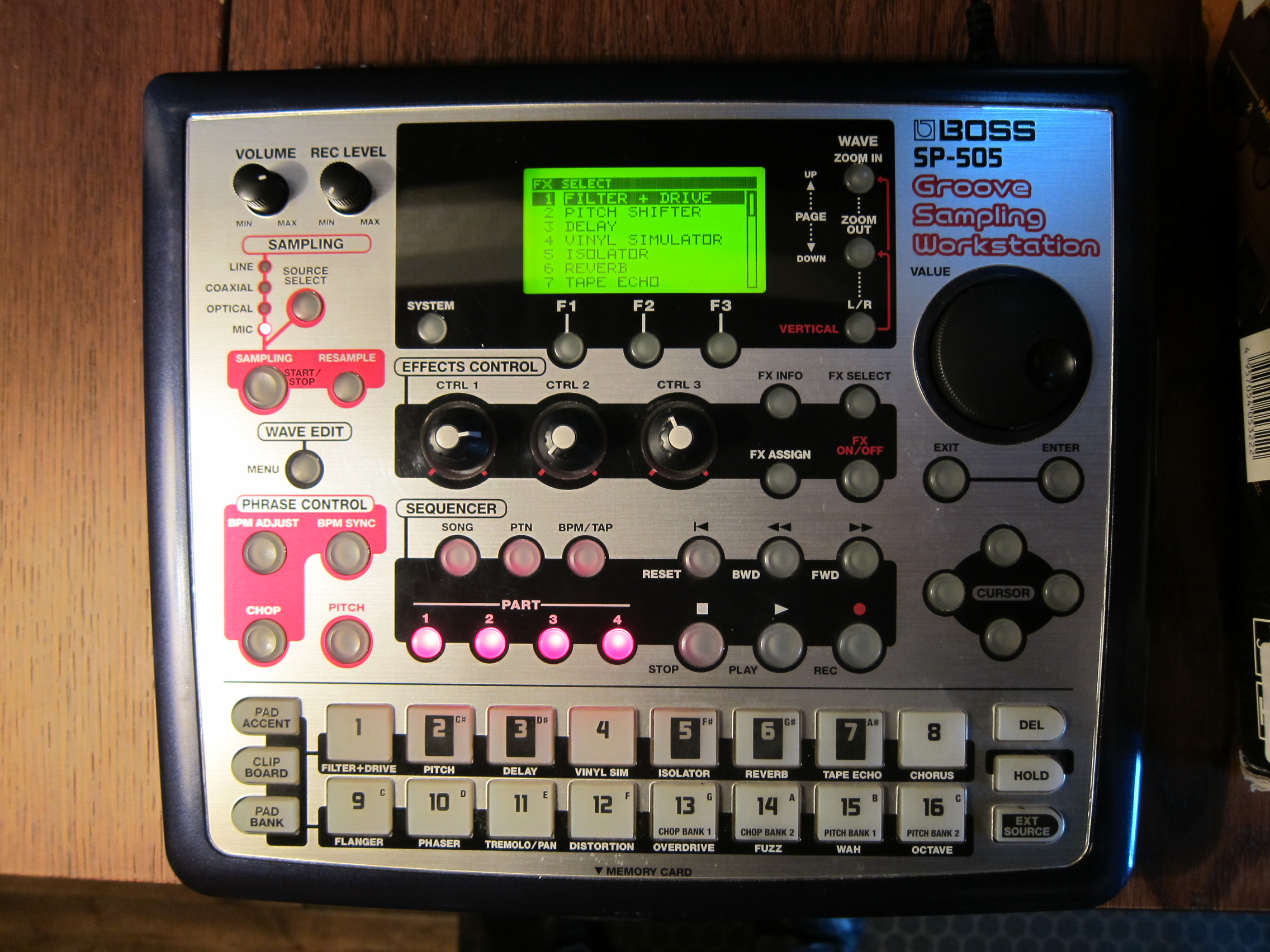 Photo Boss SP505 Groove Sampling Workstation Boss SP505 Groove