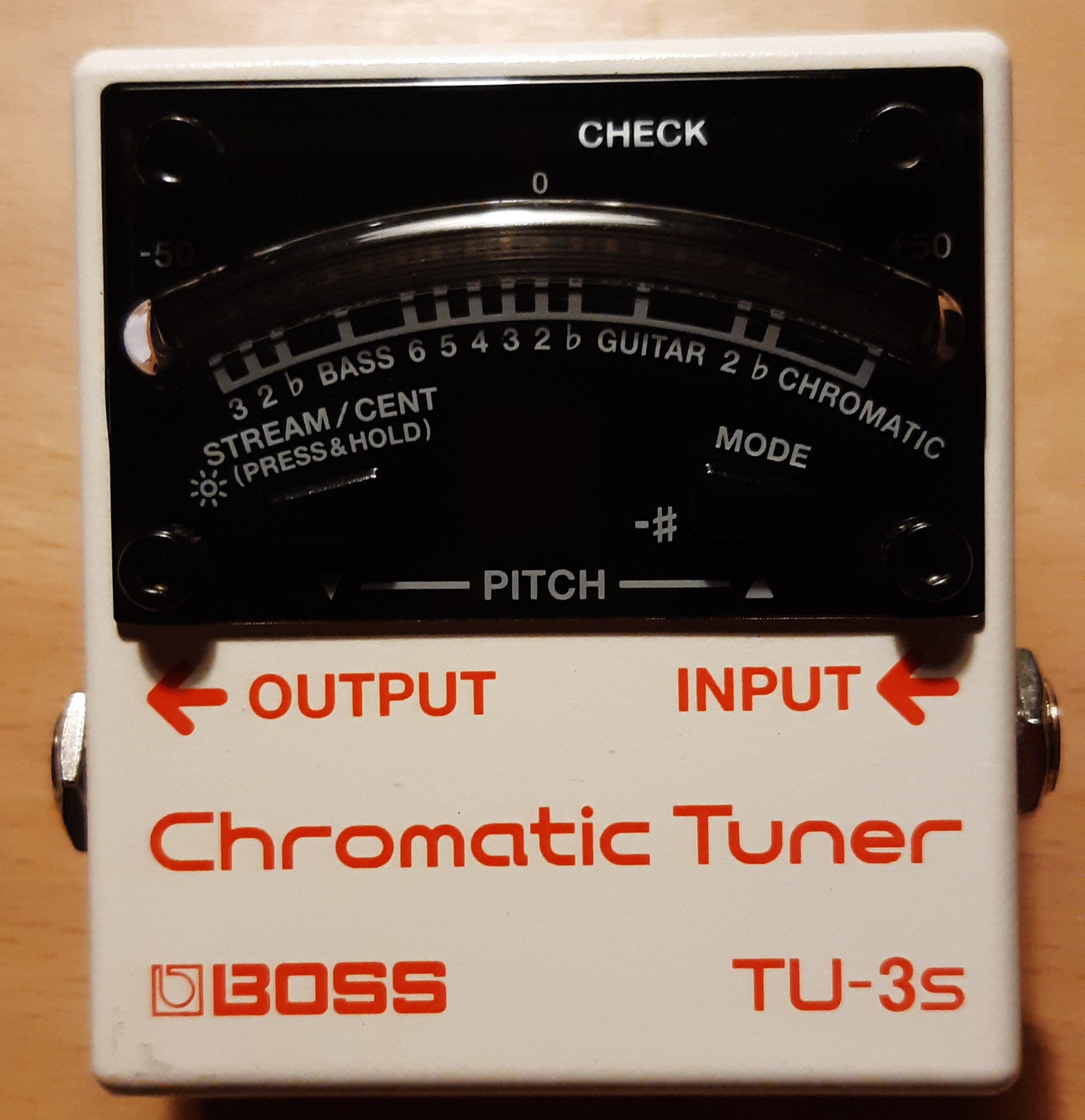 TU-3S Chromatic Tuner Pedale accordeur Boss