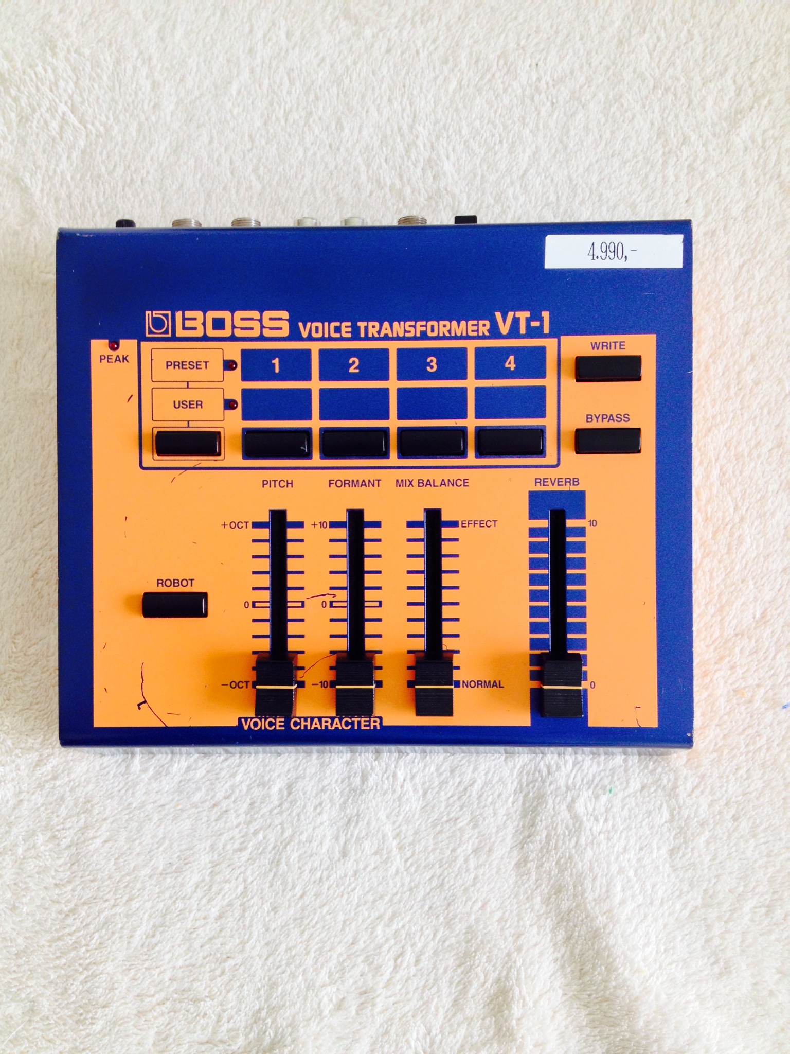 BOSS VT-1 ボイスチェンジャー 希少機種 - レコーディング/PA機器