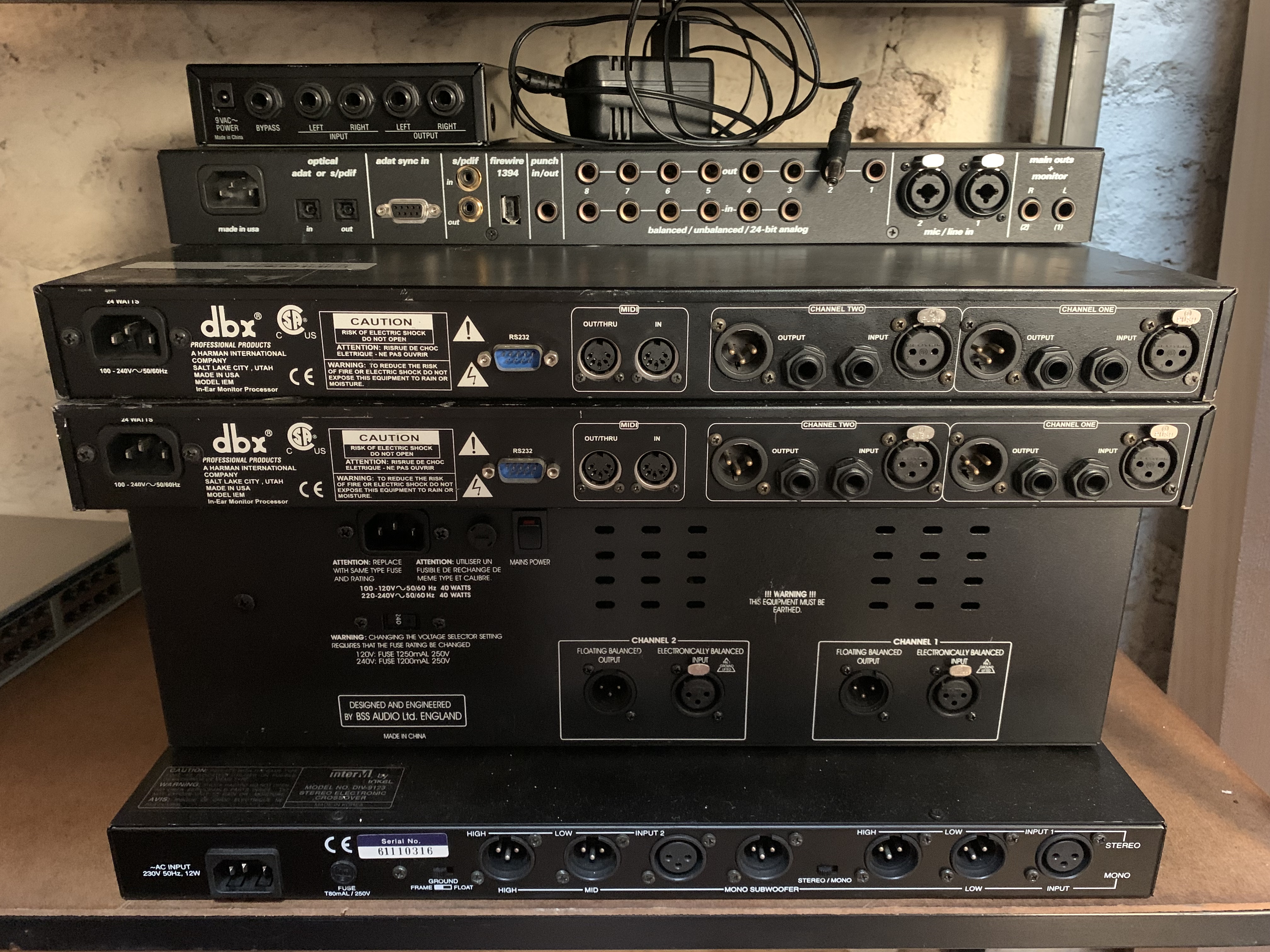 BSS FCS-960 30-Band Dual Mode Professional Graphic Equalizer