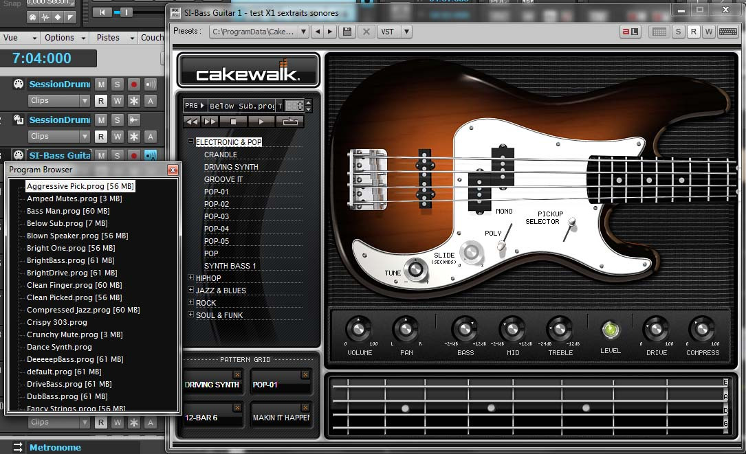 cakewalk sonar x1 oscilloscope