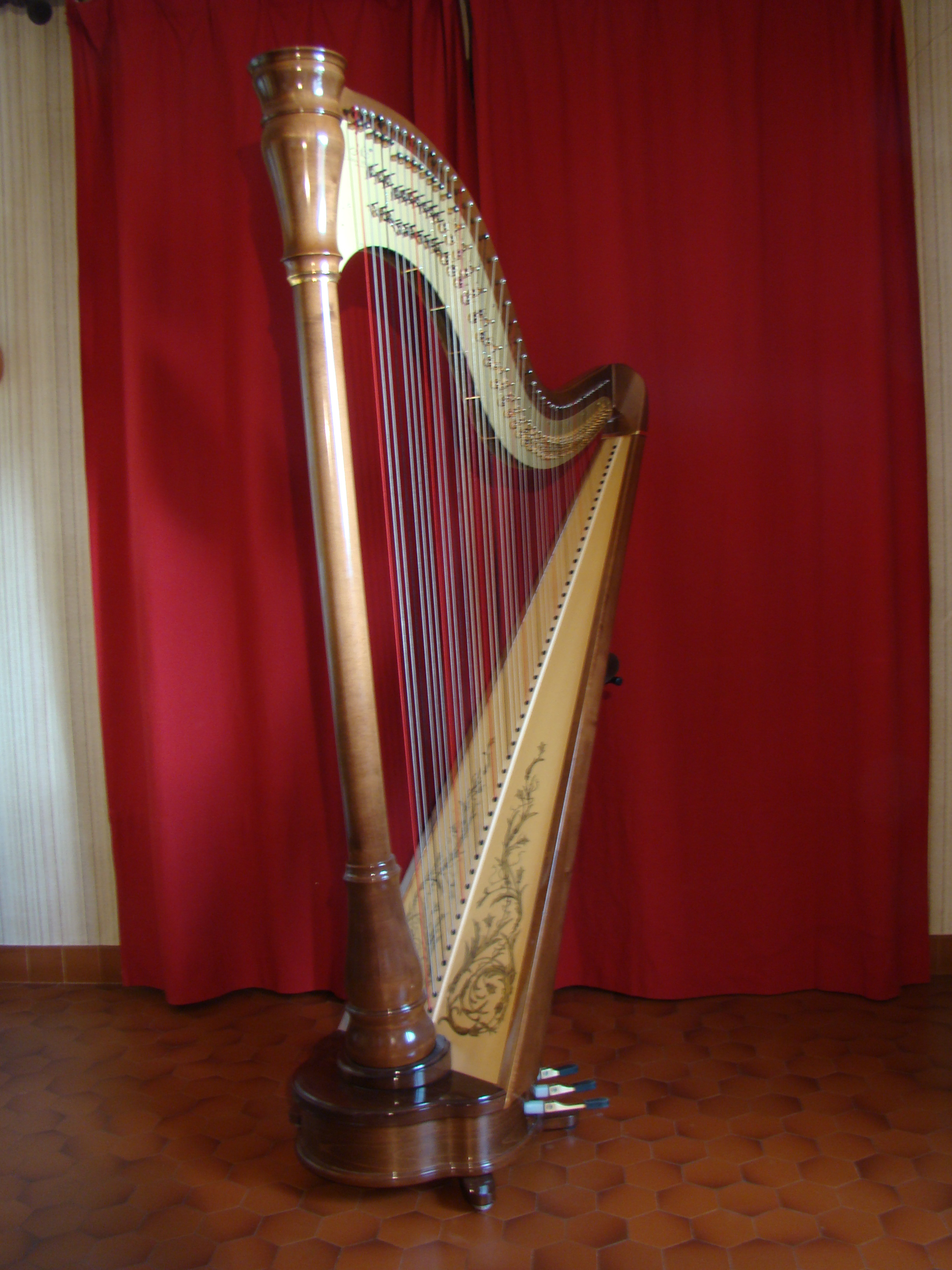 harpe athéna 47 cordes double mouvement Camac Audiofanzine