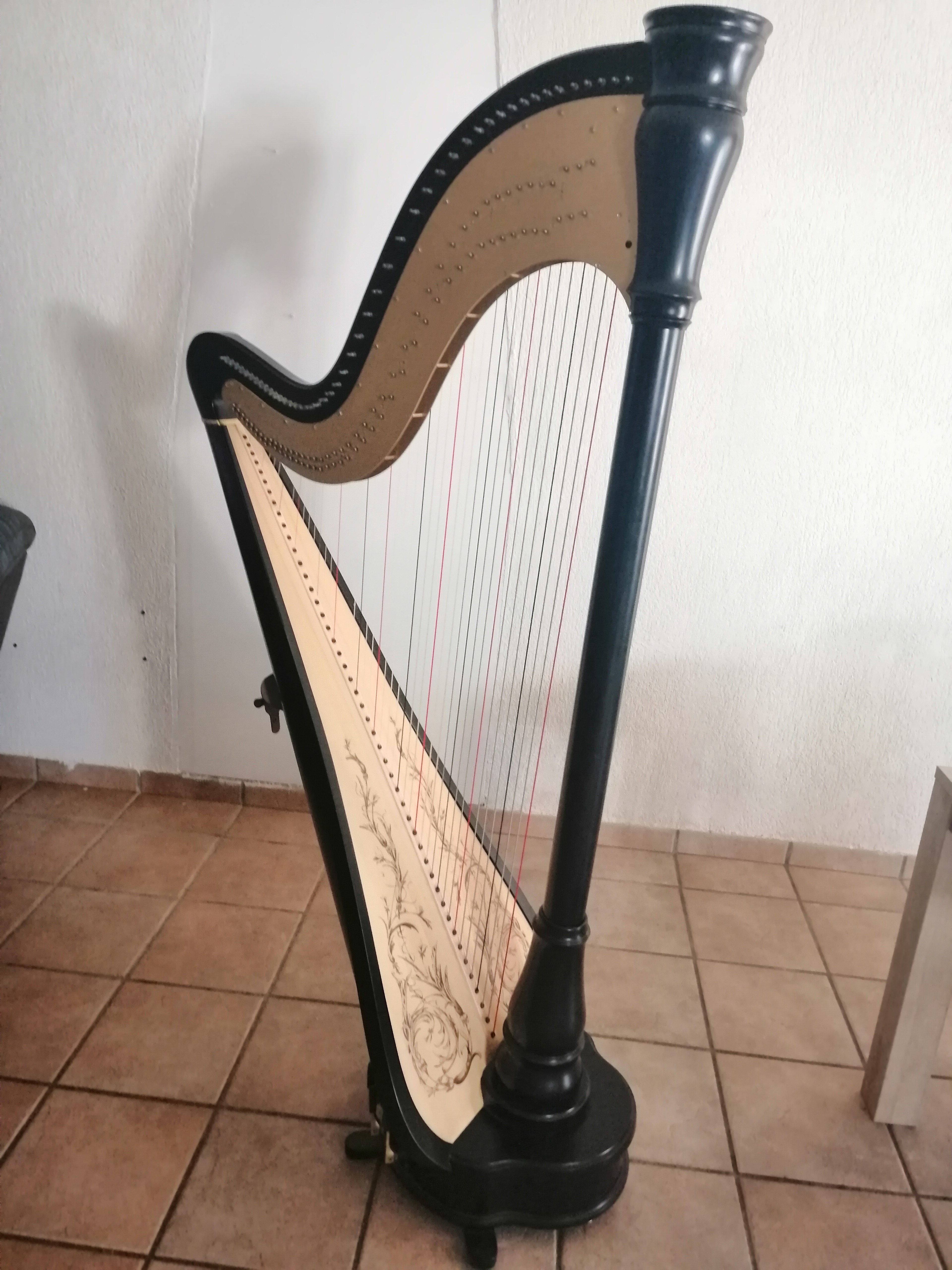 harpe athéna 47 cordes double mouvement Camac Audiofanzine