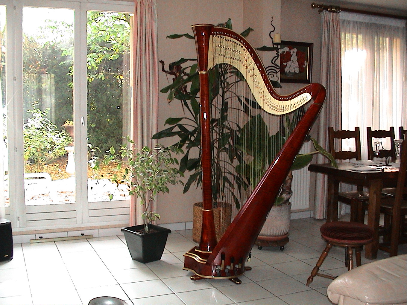 harpe athéna 47 cordes double mouvement Camac Audiofanzine