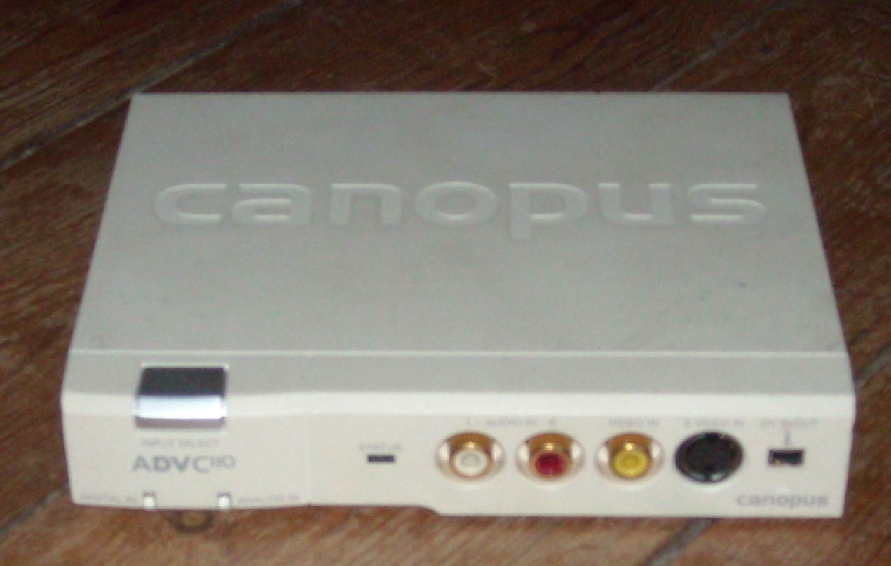 canopus advc110 software