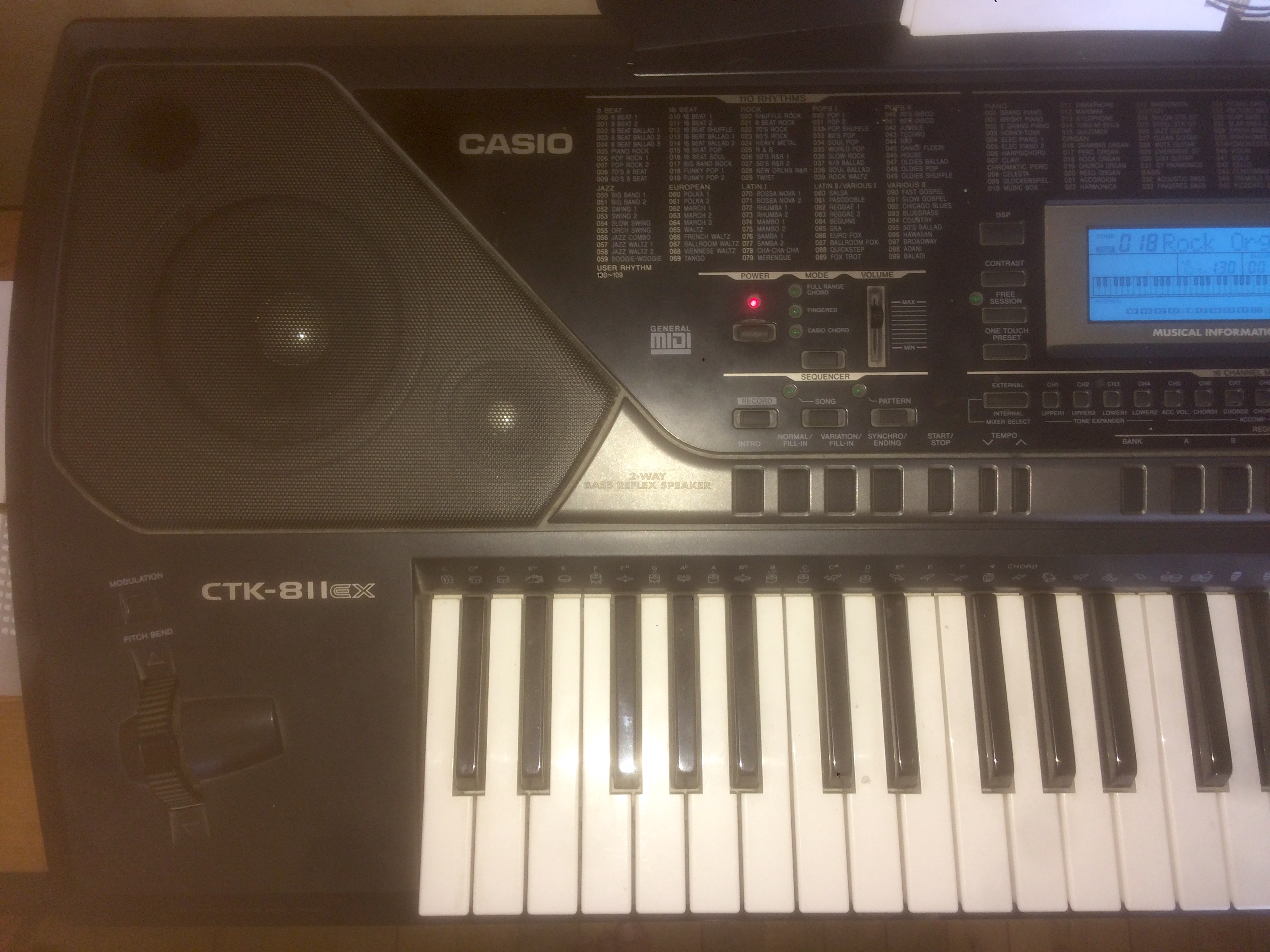 CTK-811EX - Casio CTK-811EX - Audiofanzine