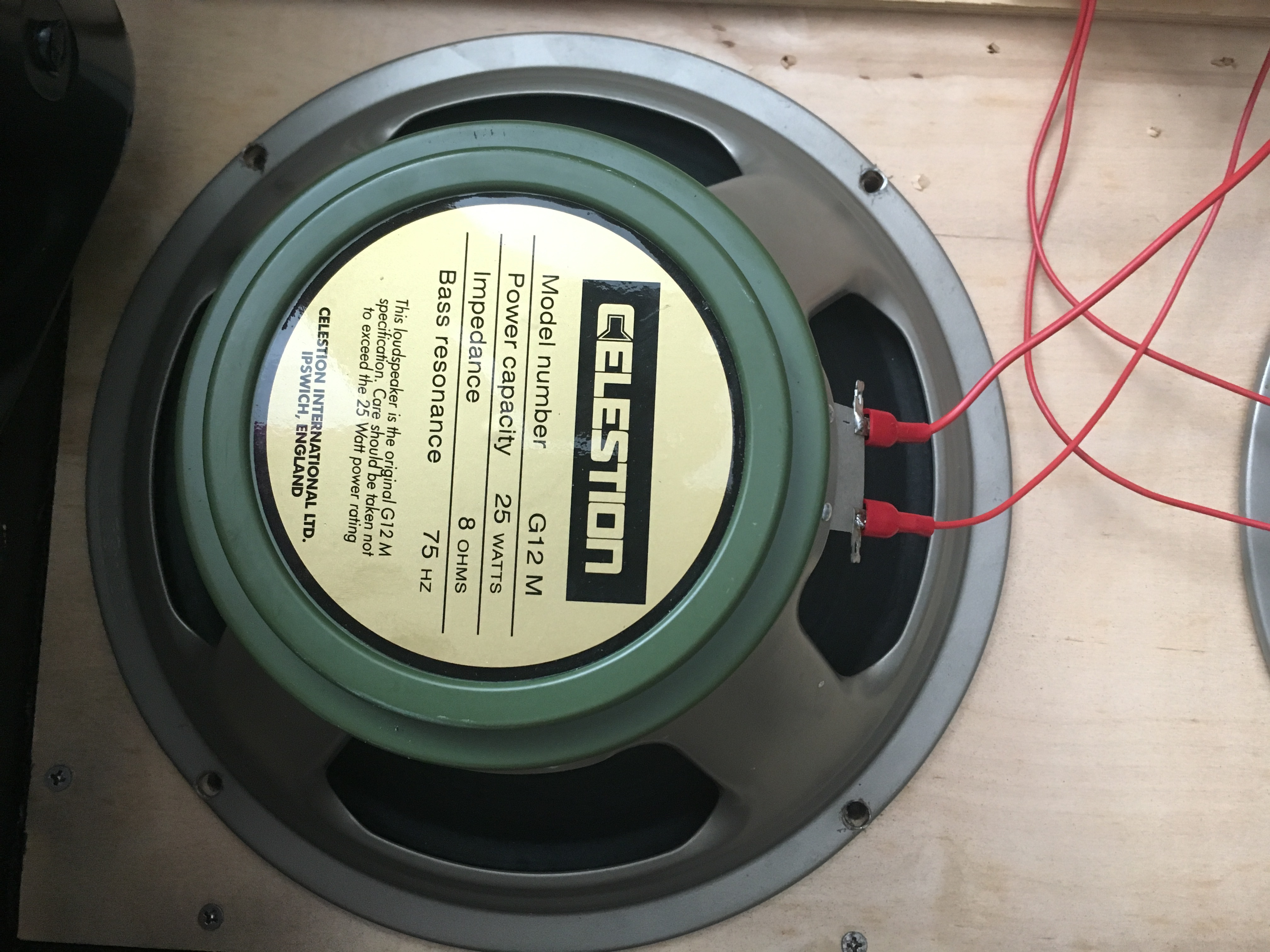 Celestion G12m Greenback 12