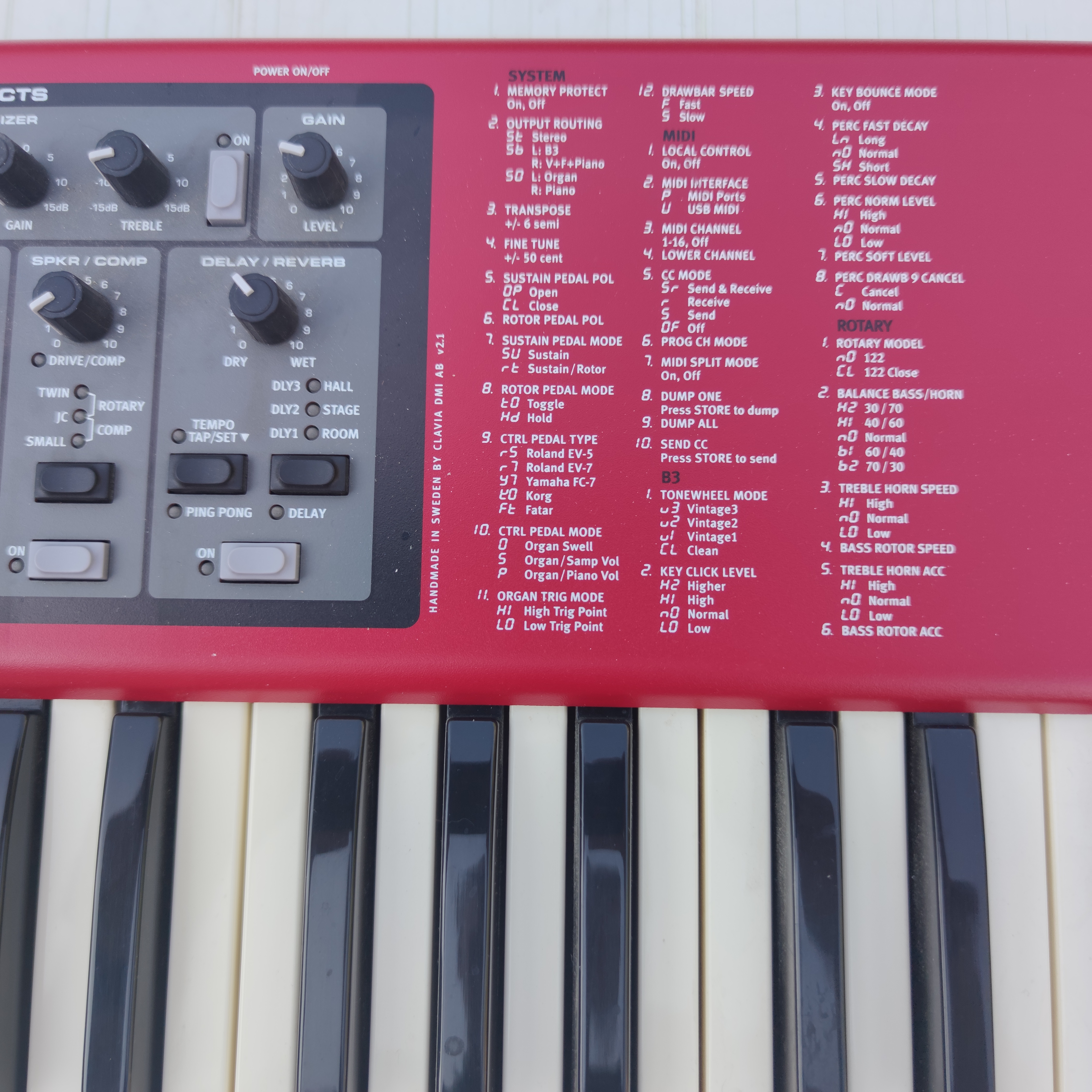 Nord Electro 4 SW73 - Clavia Nord Electro 4 SW73 - Audiofanzine