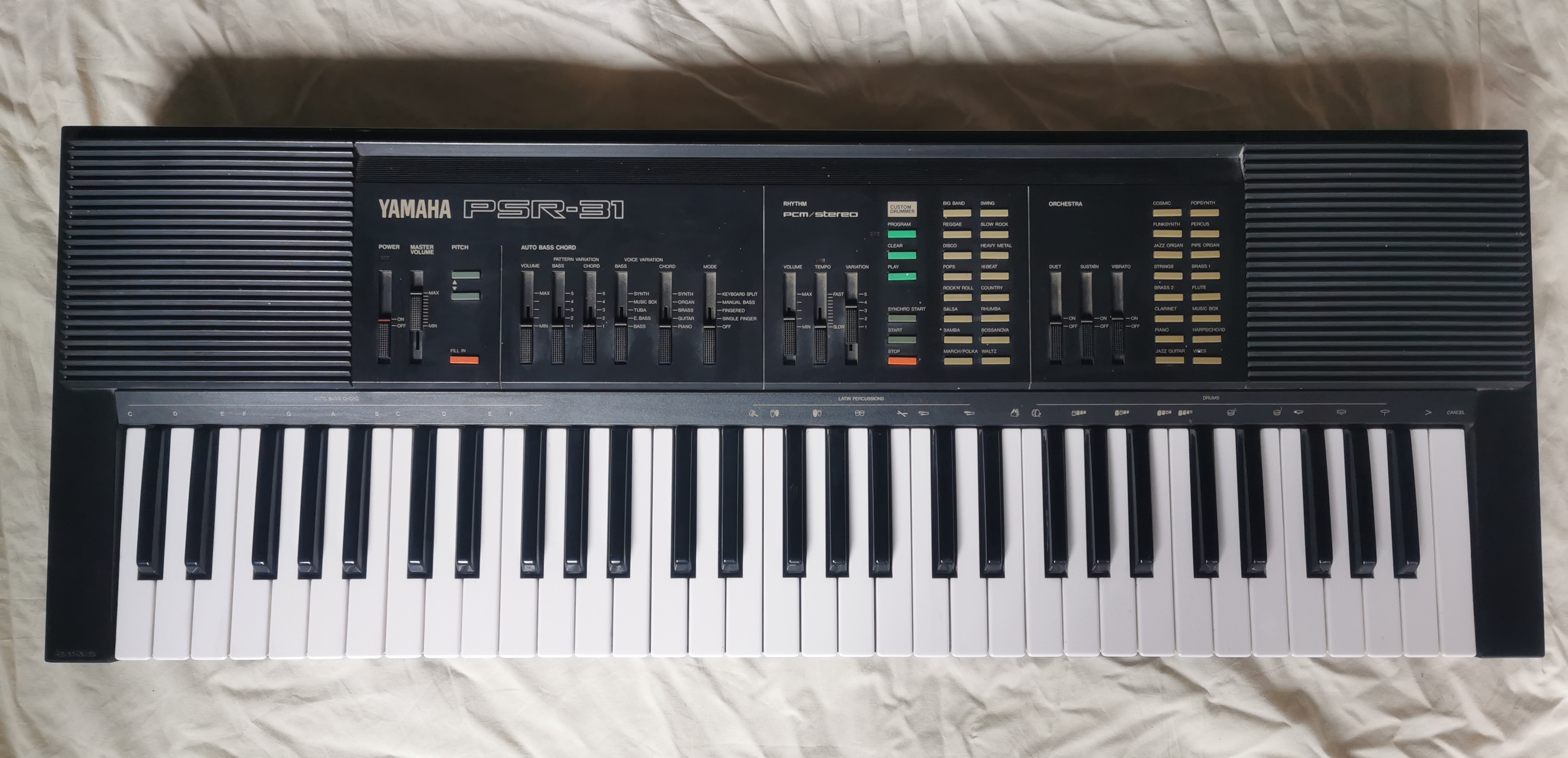 Vends un Yamaha PSR 31 (IledeFrance) Audiofanzine