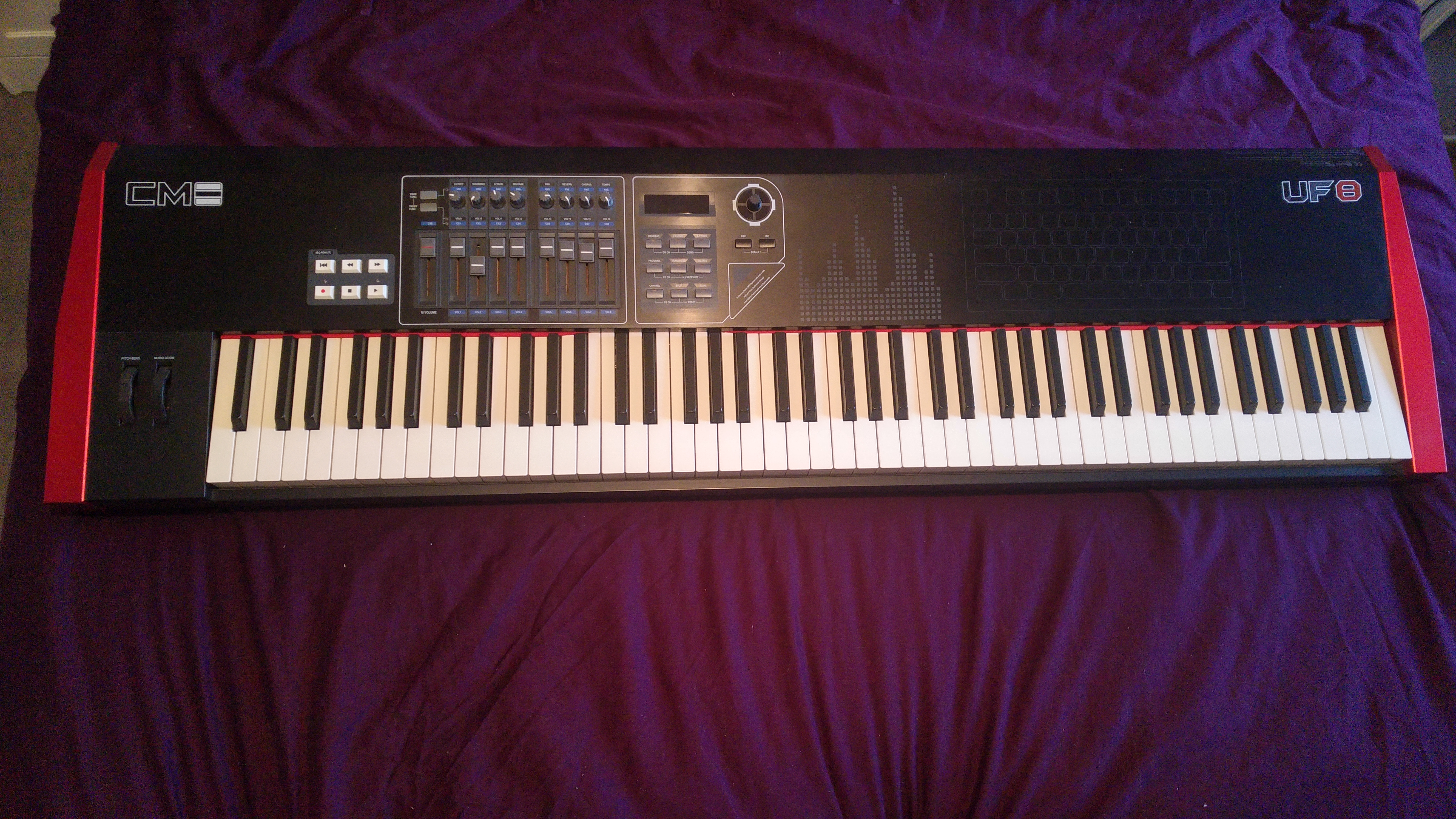 cme uf 50 midi controller config