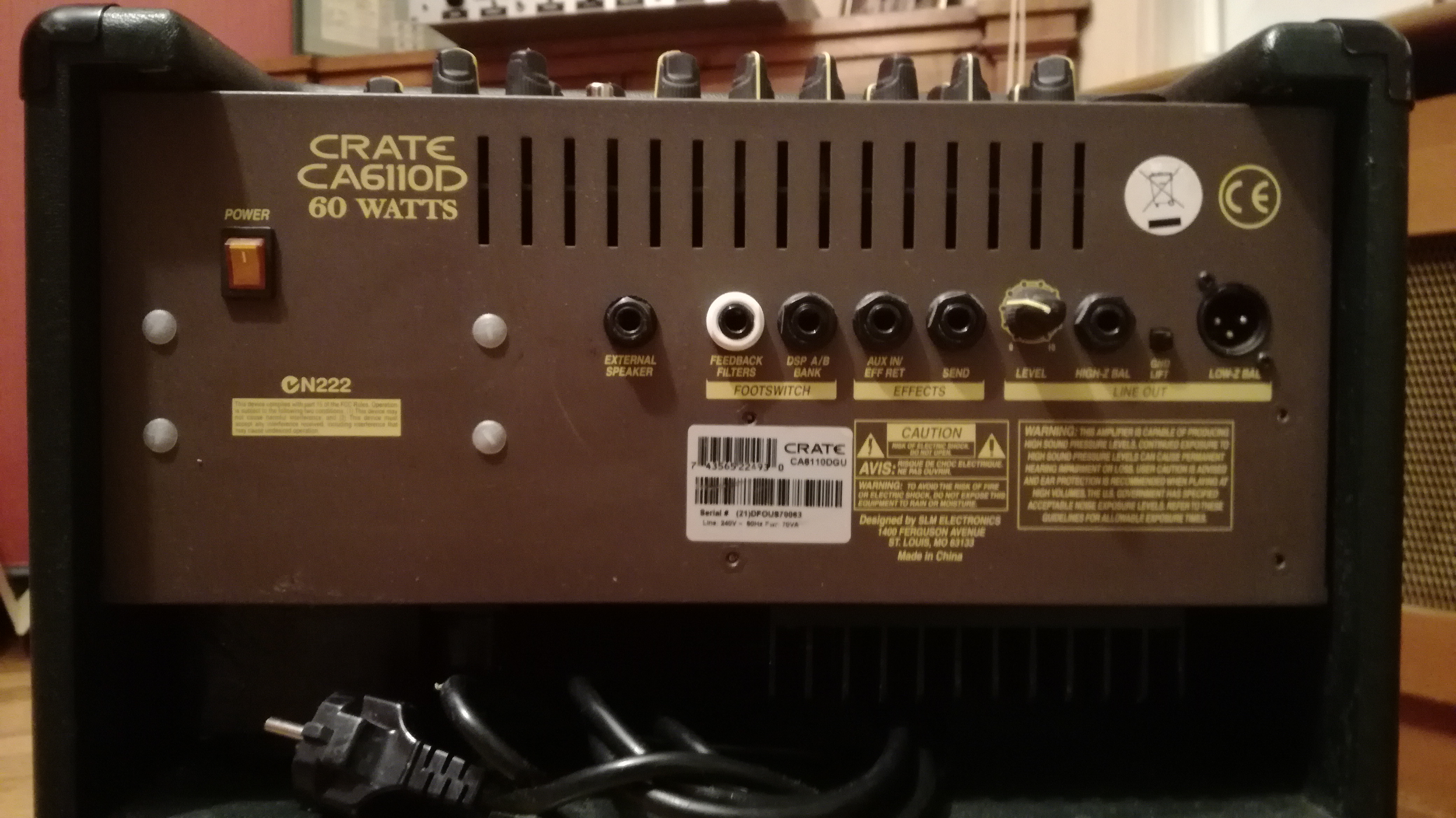 CA6110DG - Crate CA6110DG - Audiofanzine