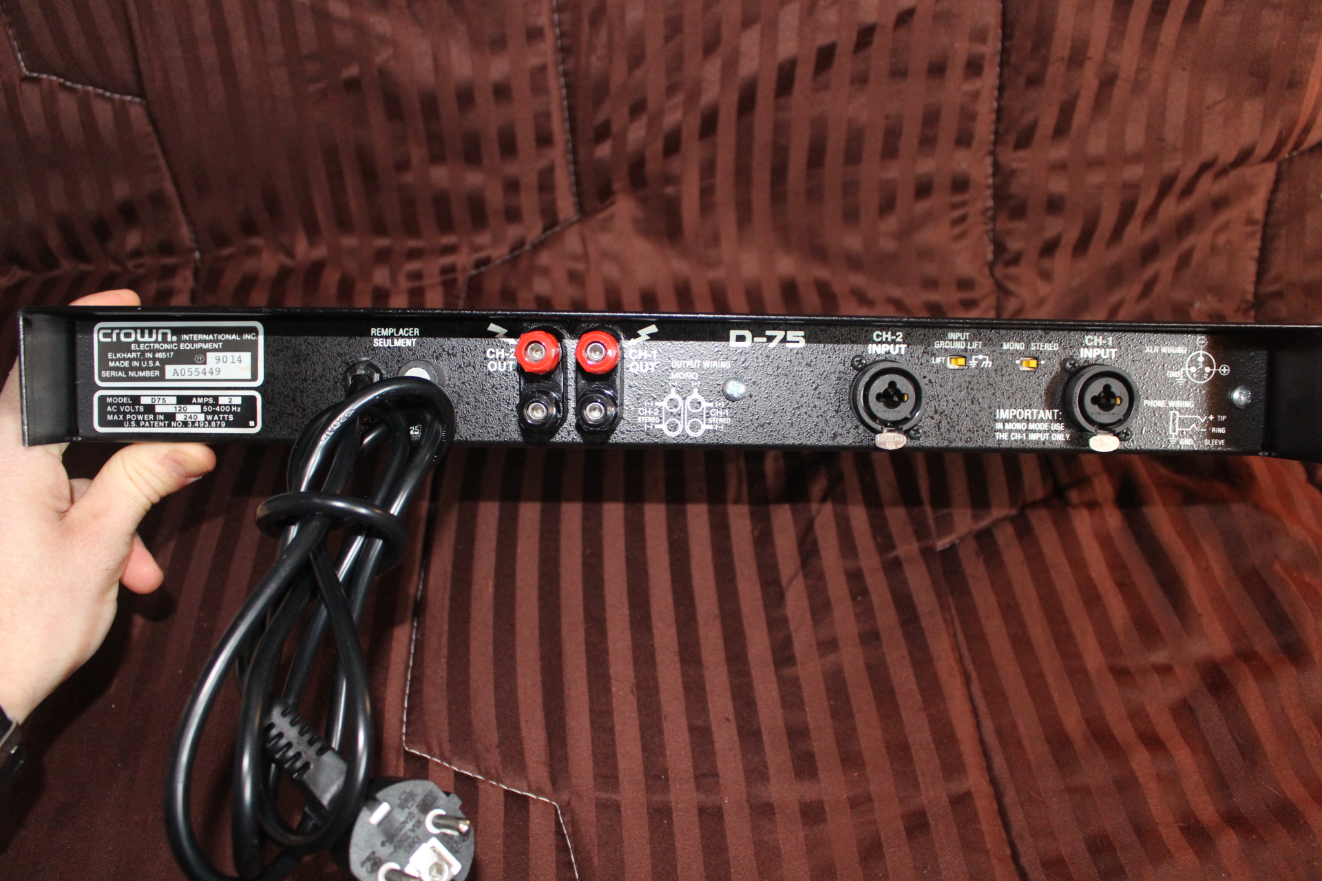 D75 Crown D75 Audiofanzine