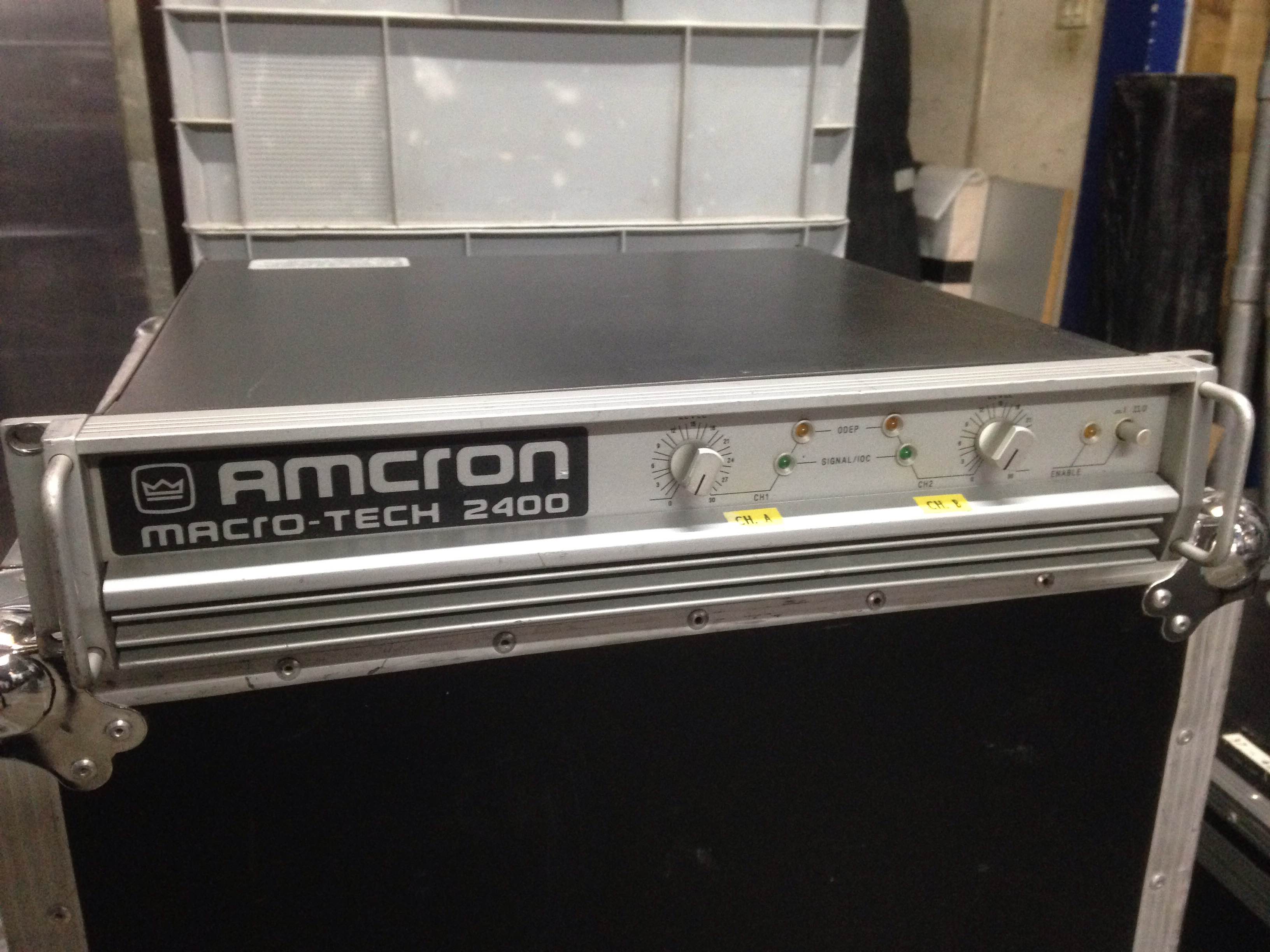 Photo Crown MacroTech 2400 Crown MA 2400 (1071448) Audiofanzine