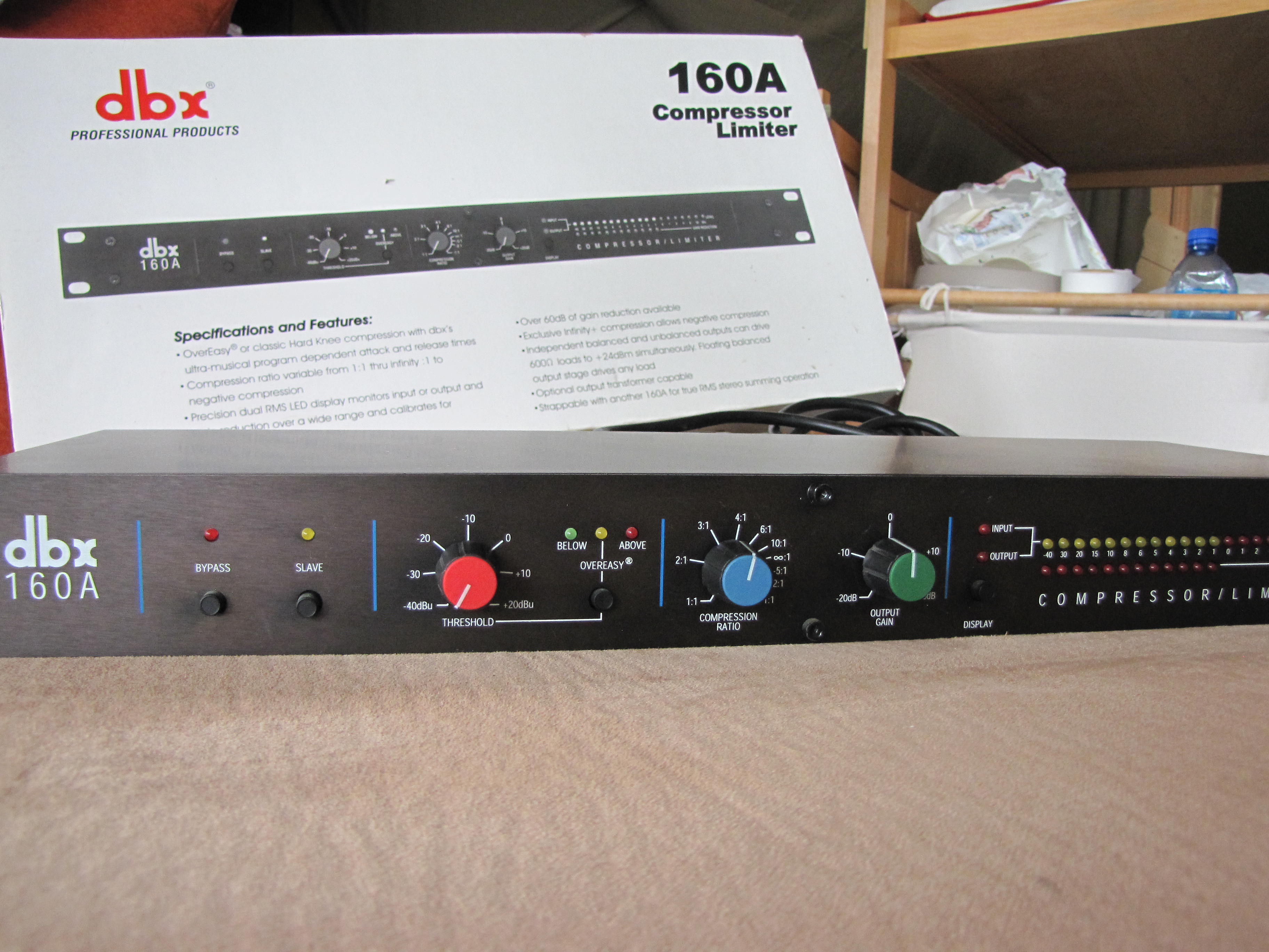 dbx 160A & SKB 2Uラックケース - 楽器/器材