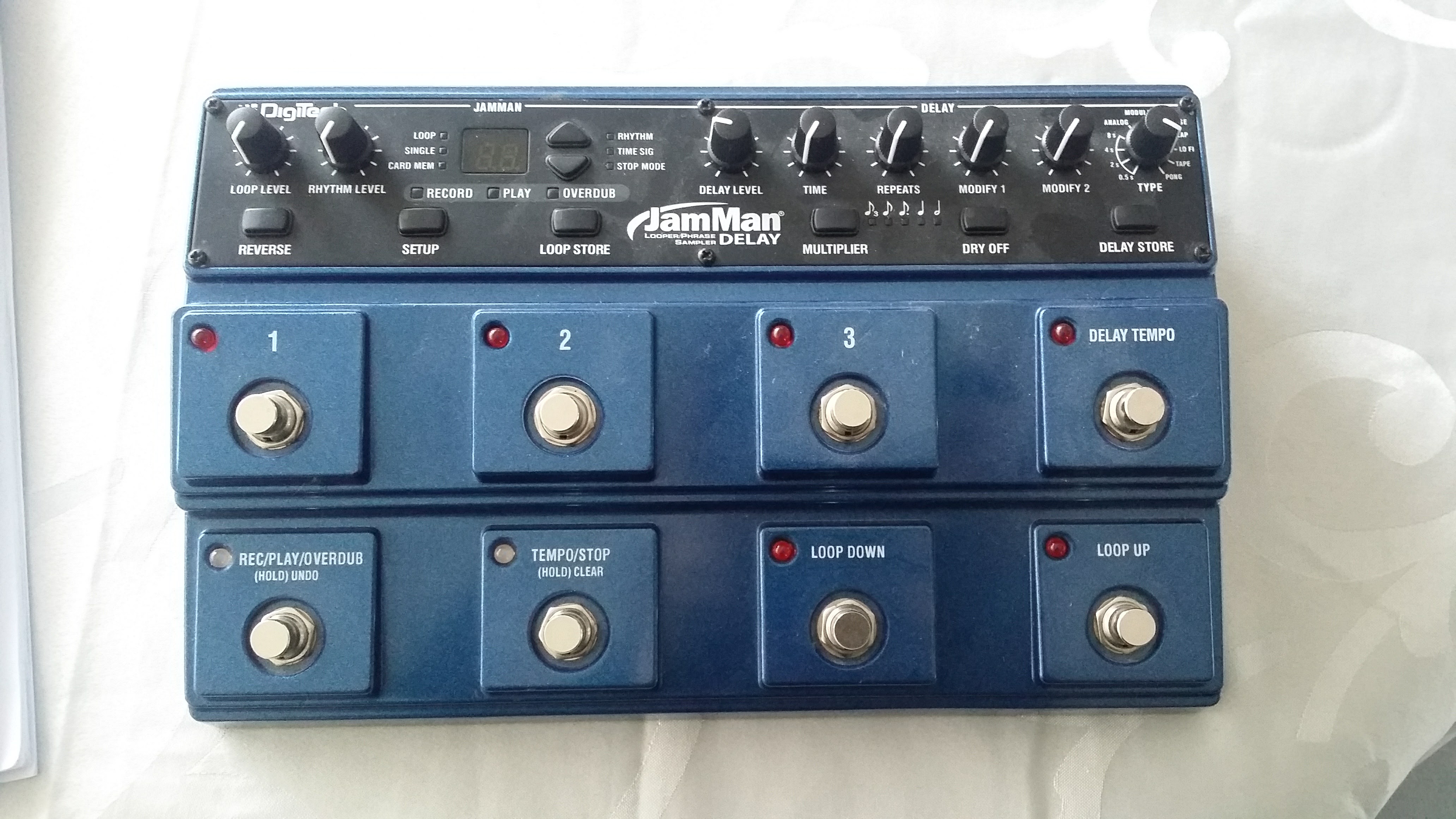 Photo DigiTech JamMan Delay DigiTech JamMan Delay (95583) (1745352) Audiofanzine