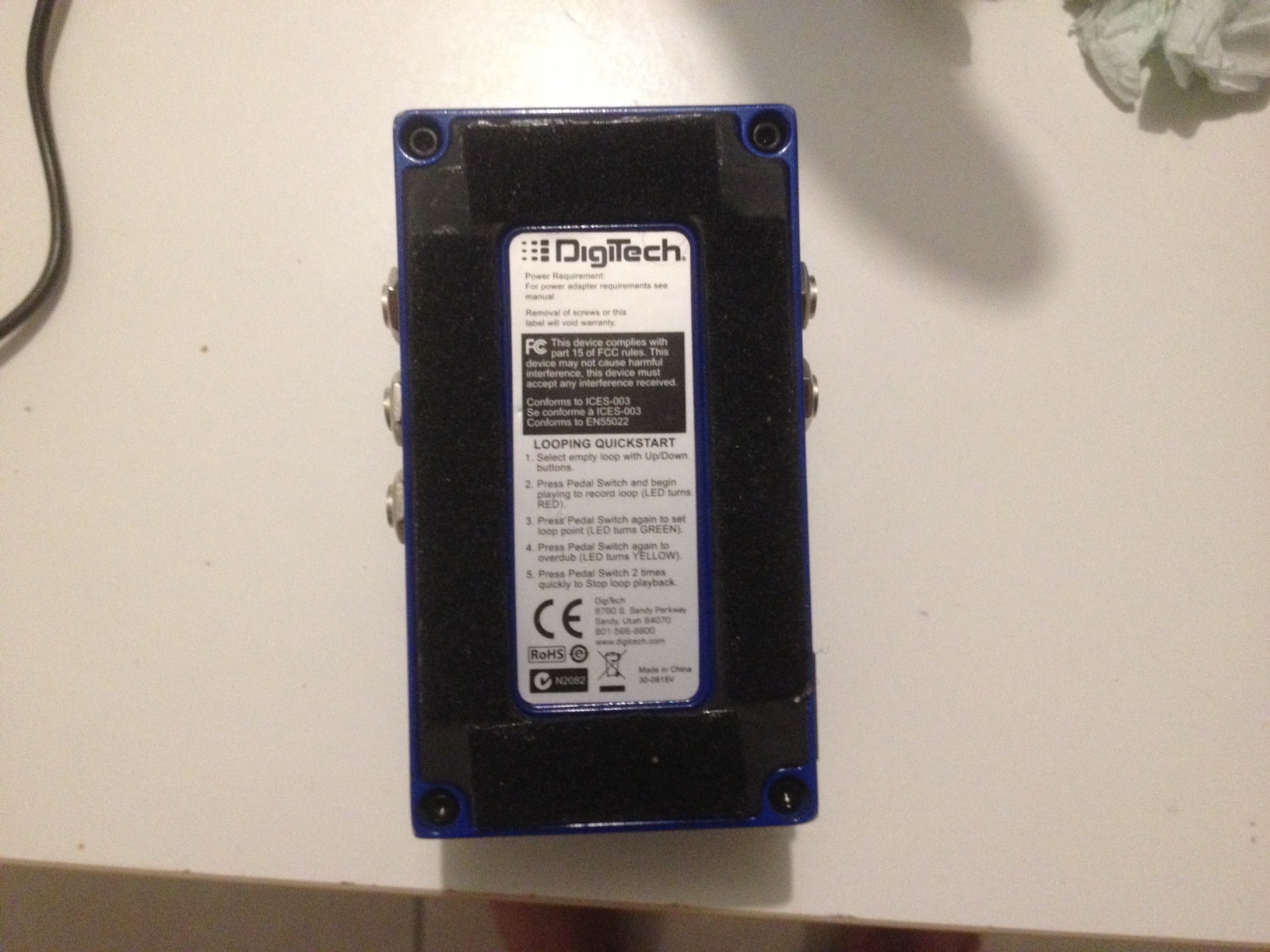 JamMan Solo XT DigiTech JamMan Solo XT Audiofanzine