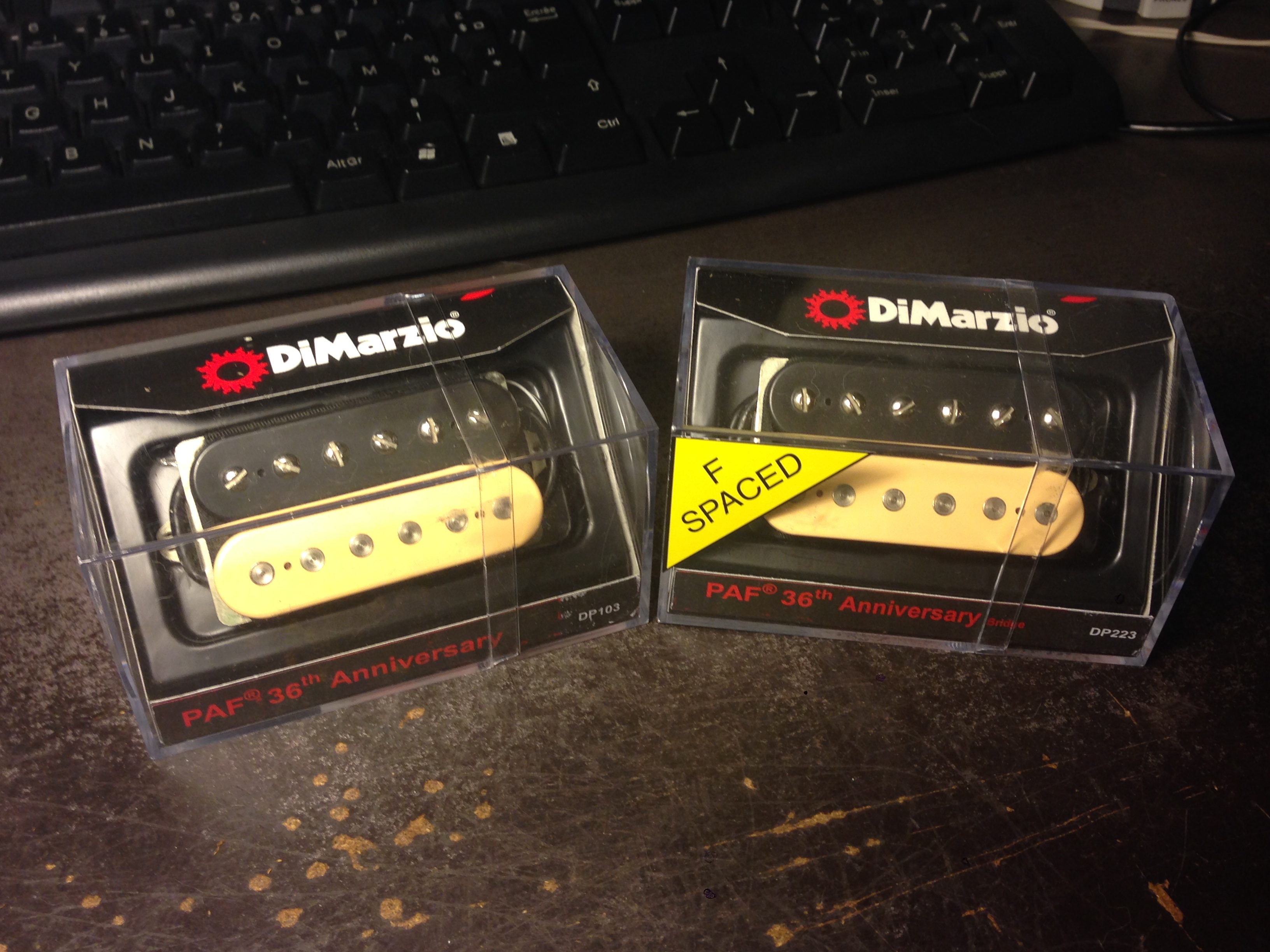 Dimarzio DP103 PAF 36th Anniversary CR エレキギター用ピックアップ