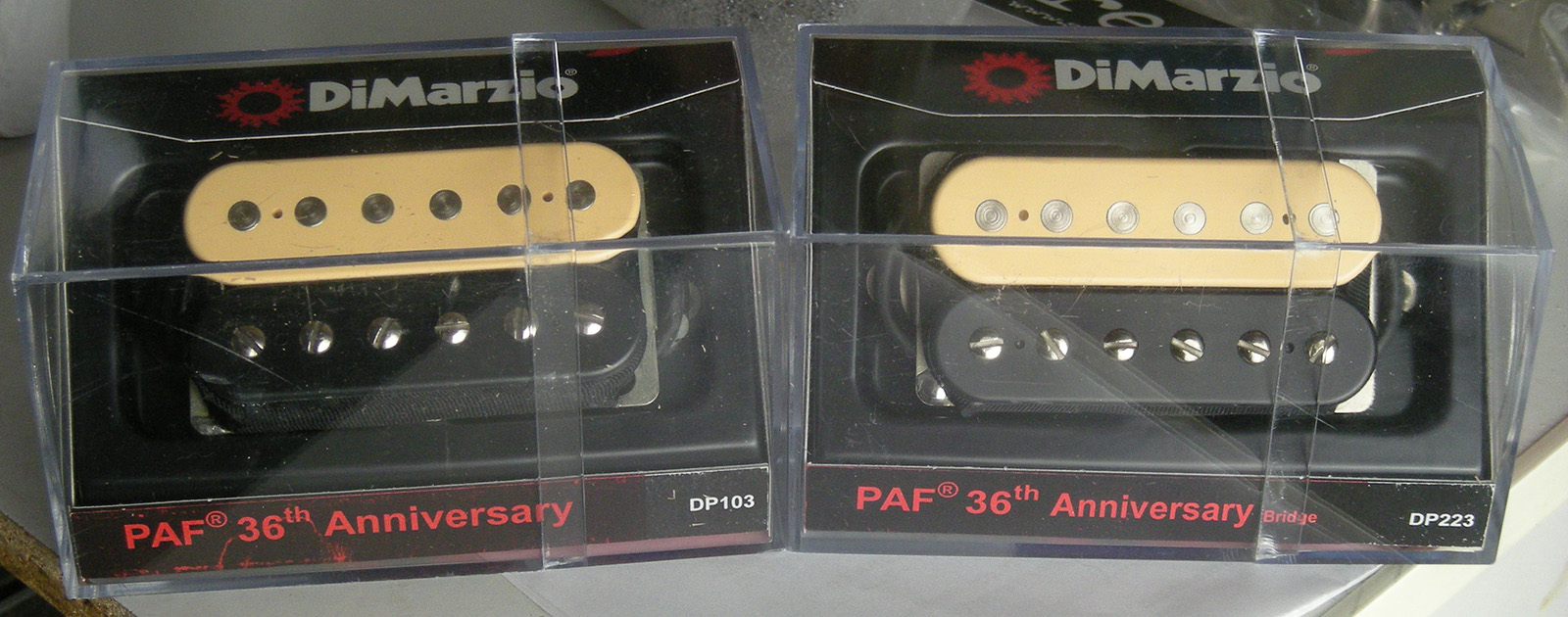 DiMarzio DP223 PAF 36th Anniversary Bridge Image (#1487590) - Audiofanzine