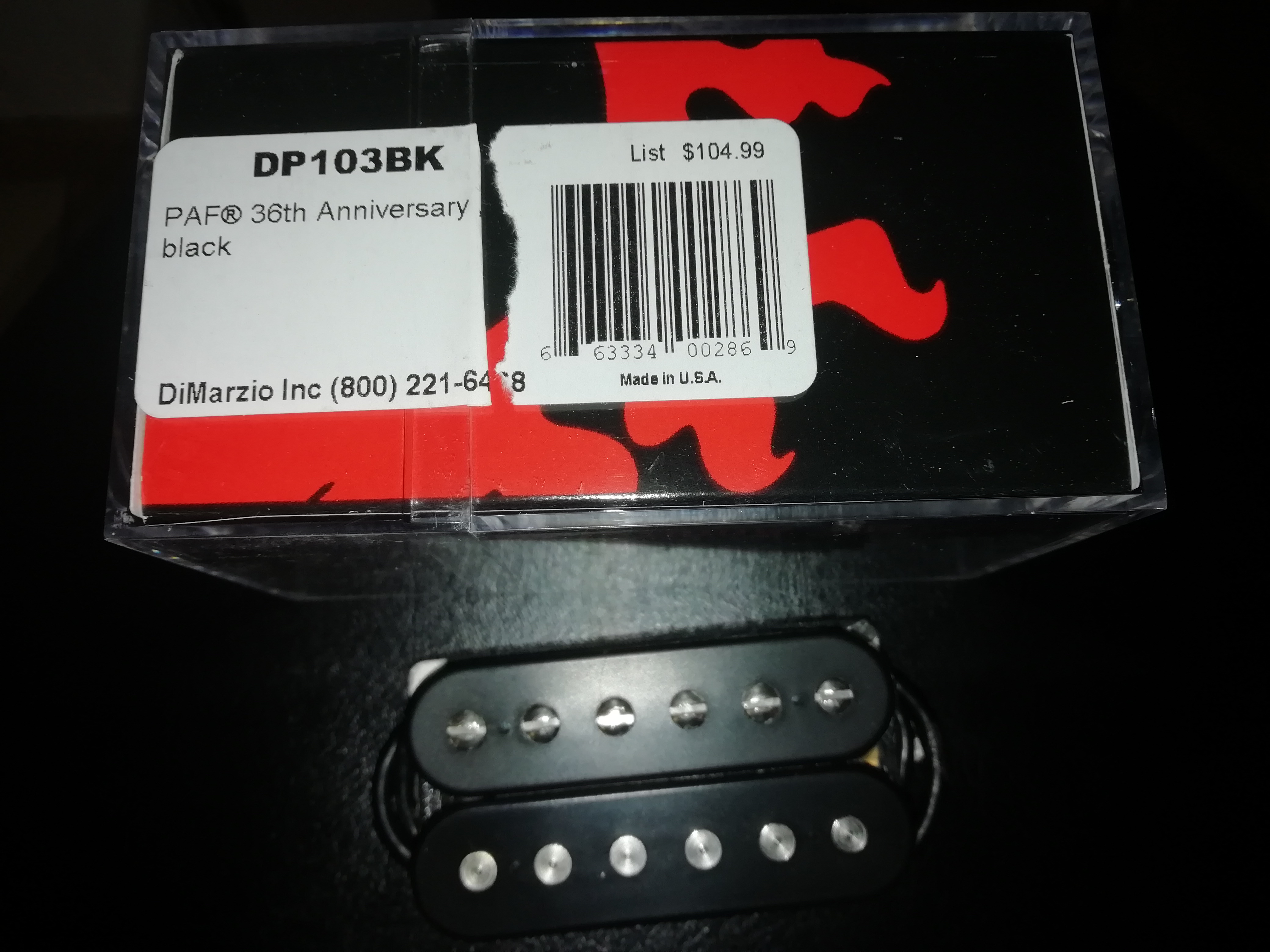 DP223 PAF 36th Anniversary Bridge DiMarzio - Audiofanzine