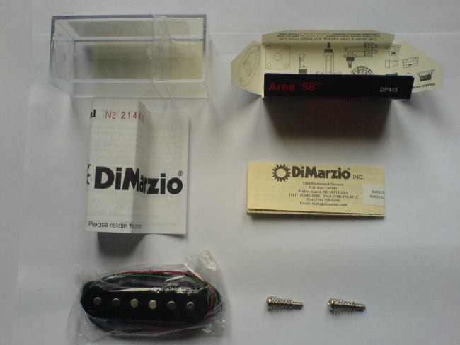 DiMarzio/ディマジオ ピックアップ Area´58 White DP415-W