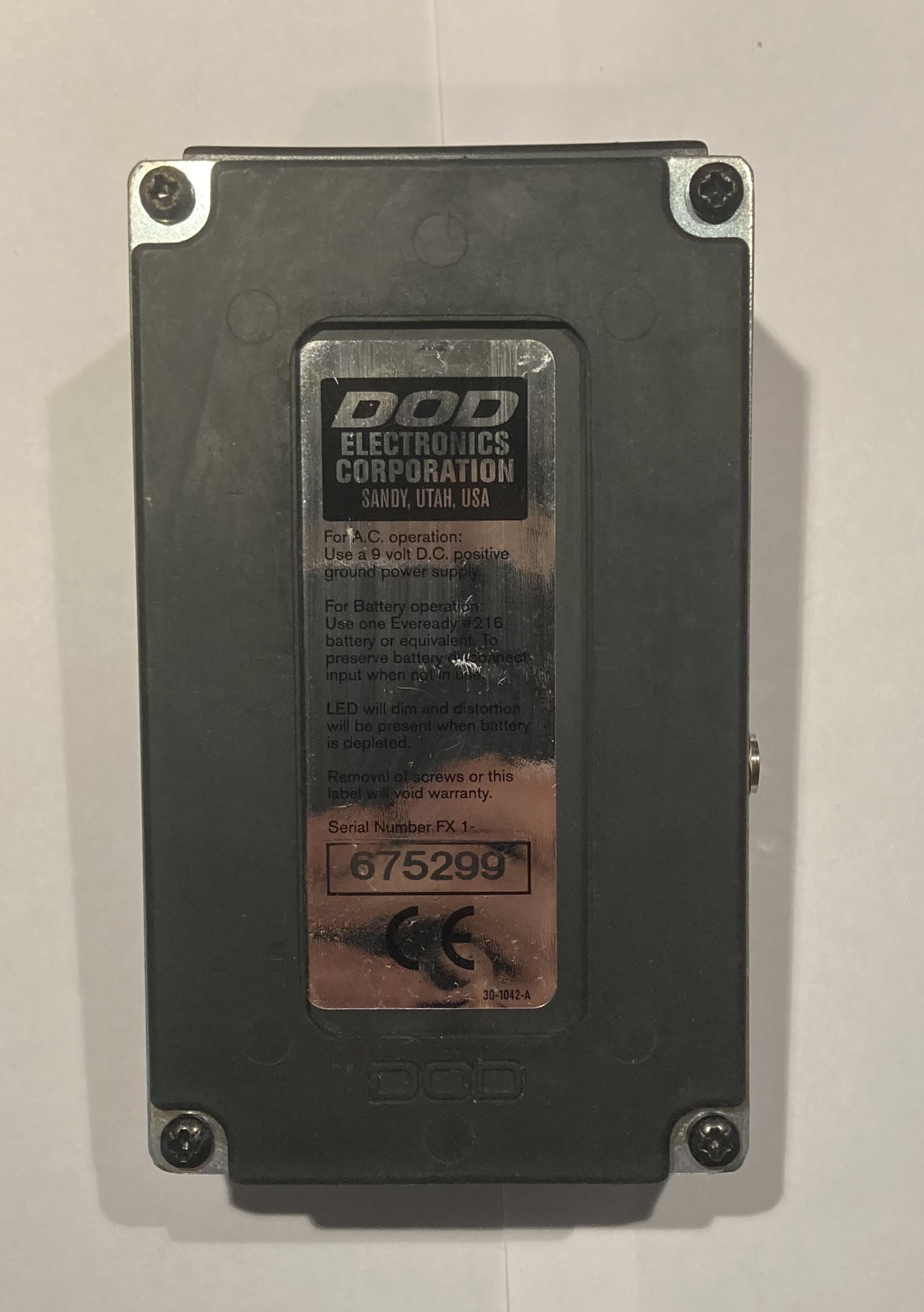 FX70C Corrosion - DOD FX70C Corrosion - Audiofanzine