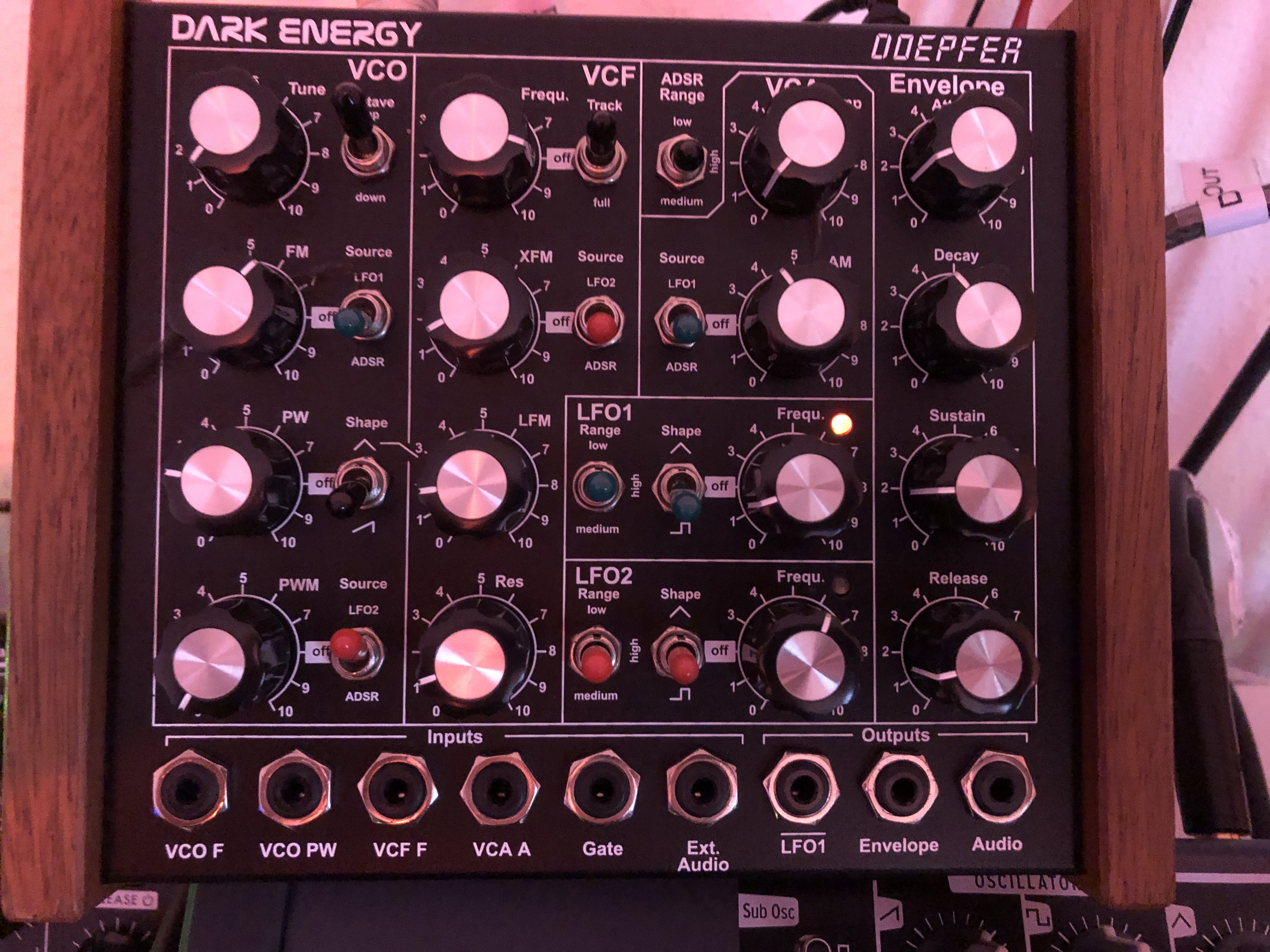 doepfer dark energy ダークエナジー アナログシンセサイザー