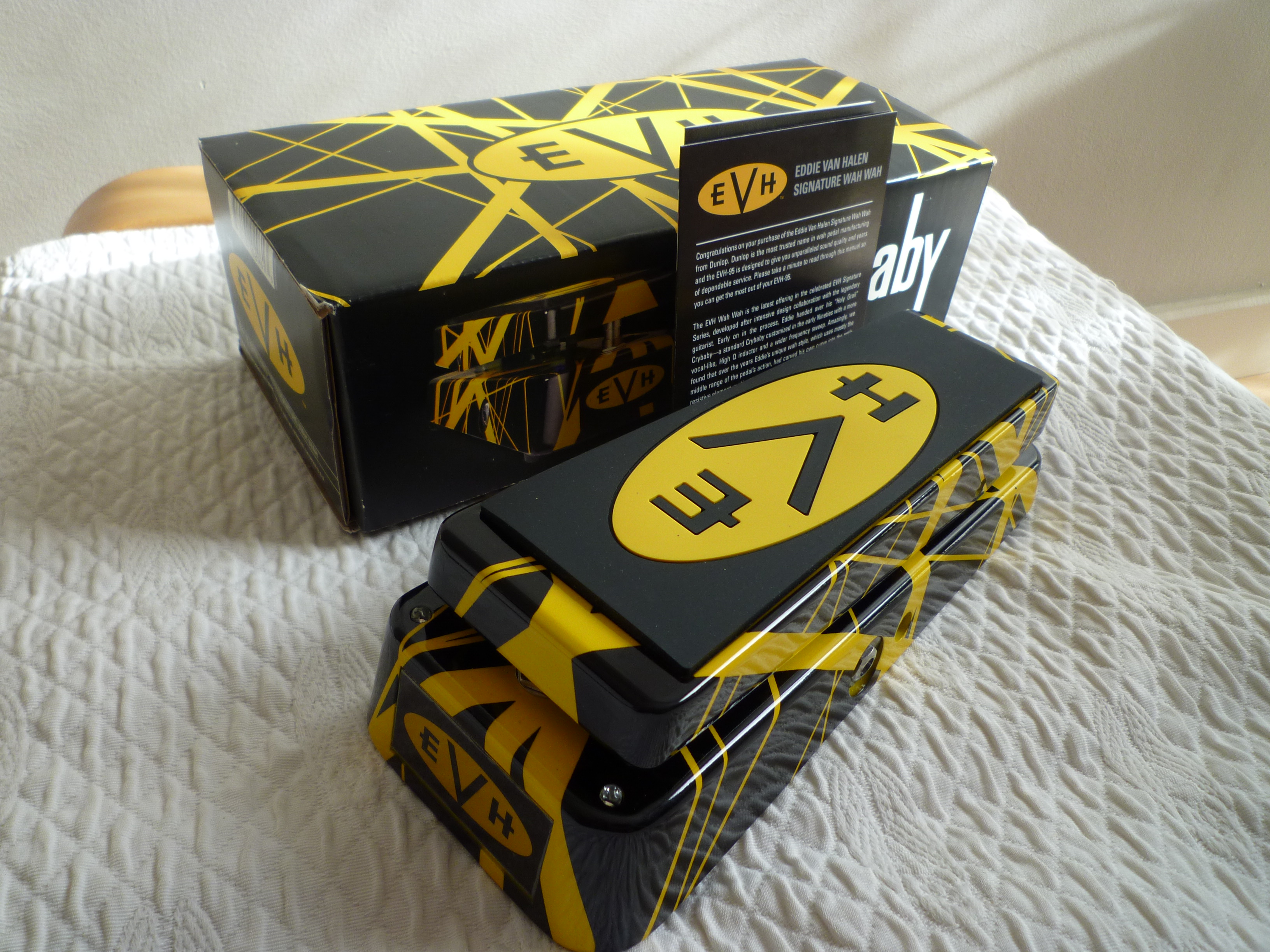 Clone EVH Worn-in Pot Wah Dunlop Signature Wah Pedal – Classic EVH