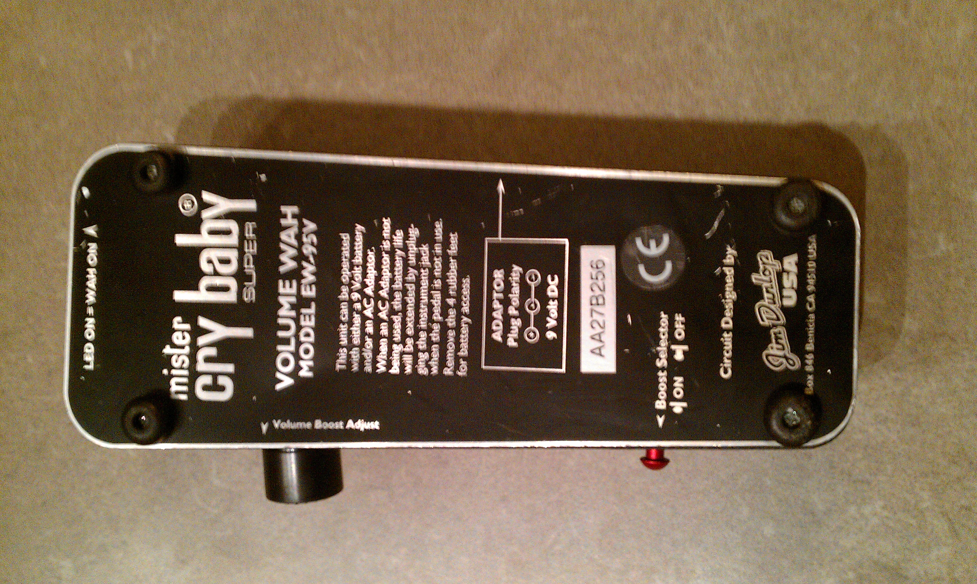 PDF Dunlop crybaby rack wah manual PDF Dunlop crybaby rack wah manual