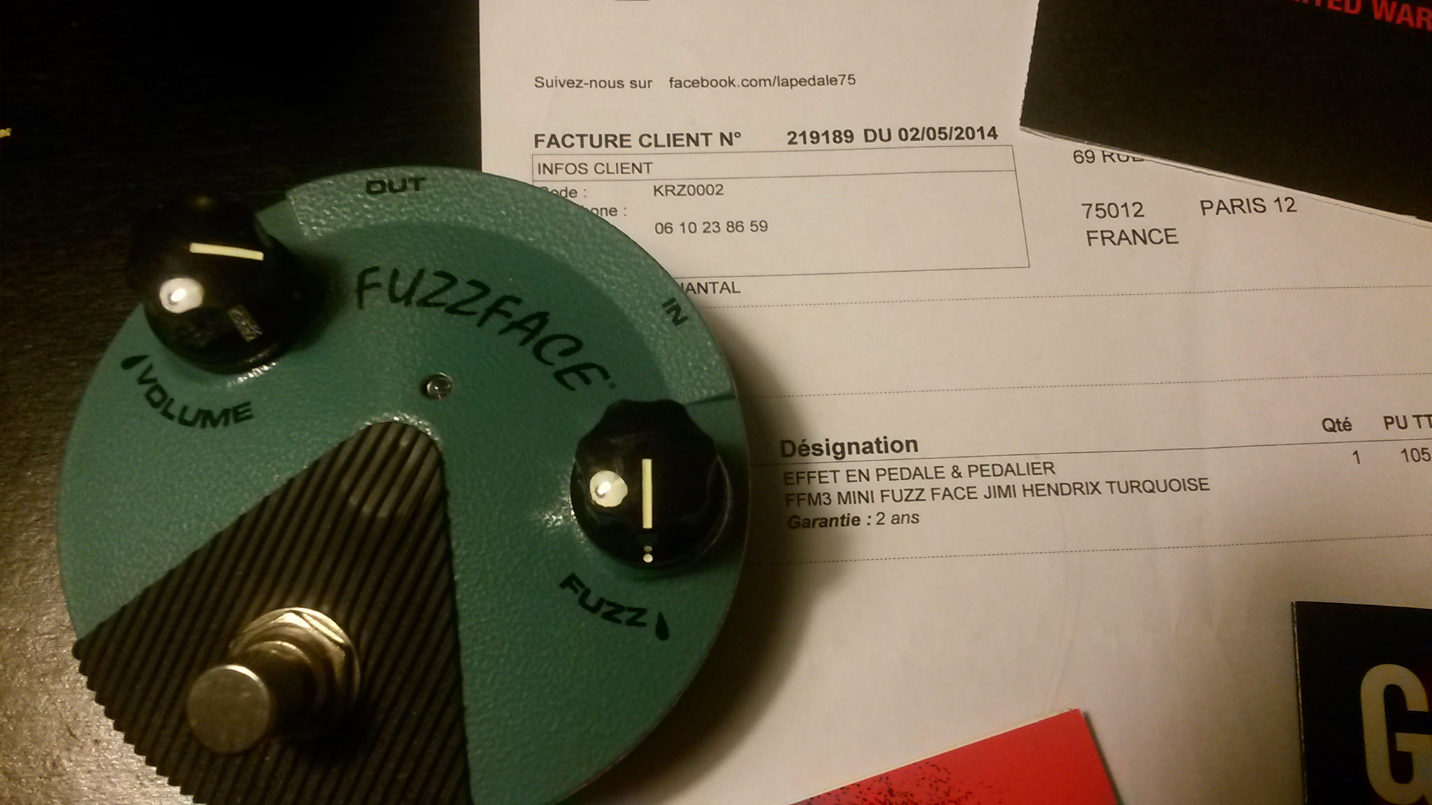 dunlop fuzz face serial numbers