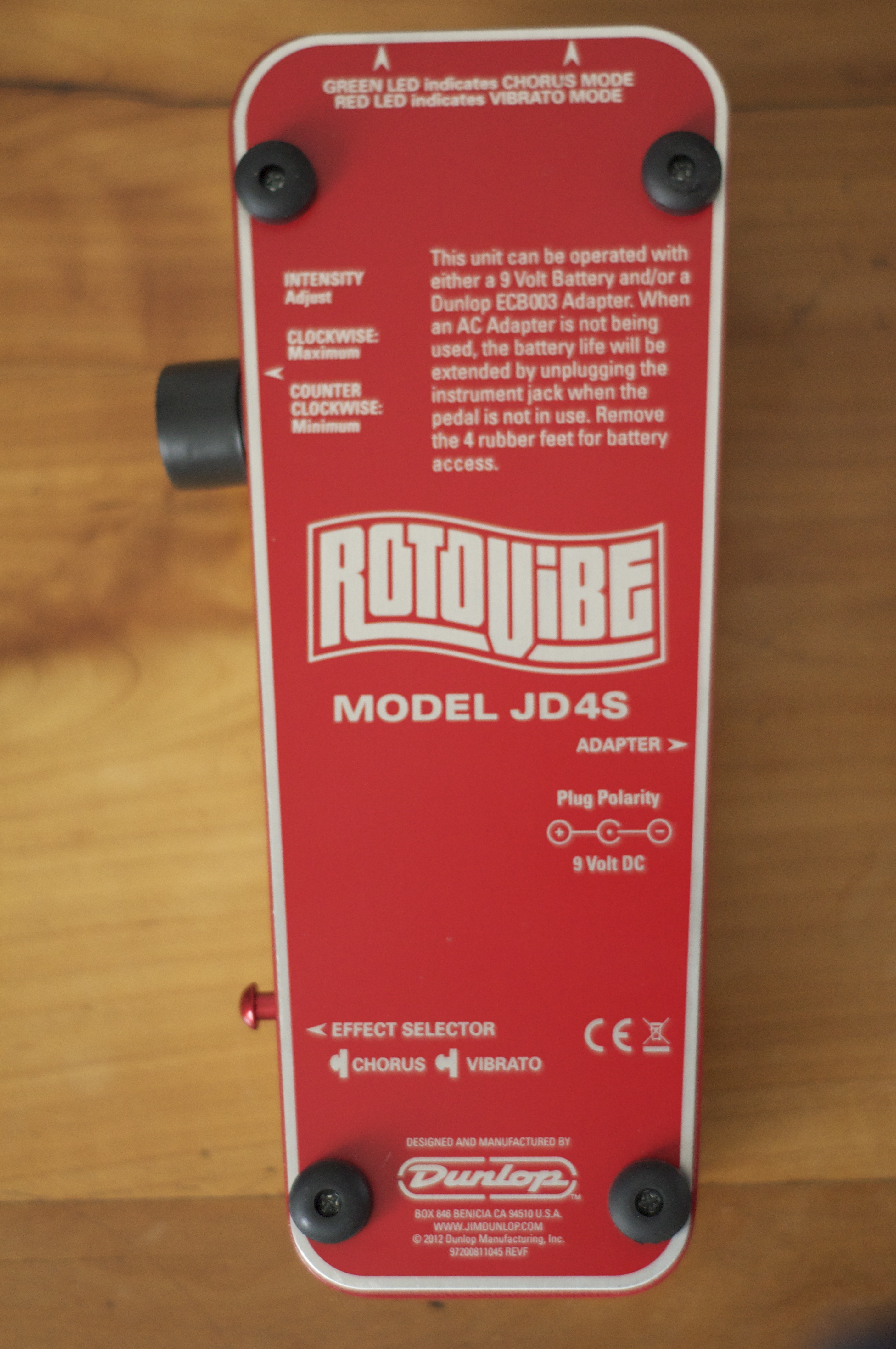 Dunlop JD4S Rotovibe image (547514) Audiofanzine