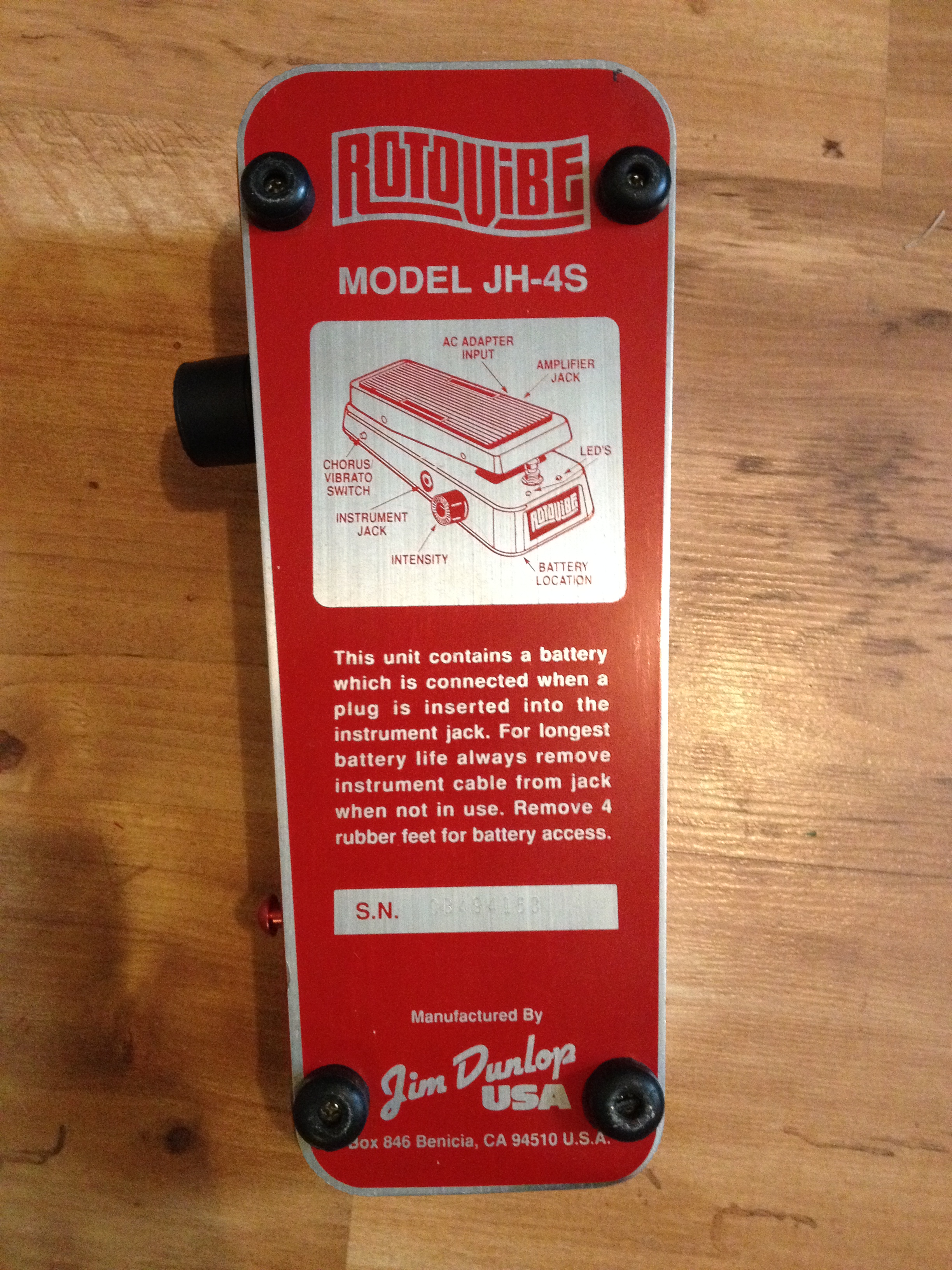 Photo Dunlop JD4S Rotovibe Dunlop JH 4S ROTOVIBE (869366