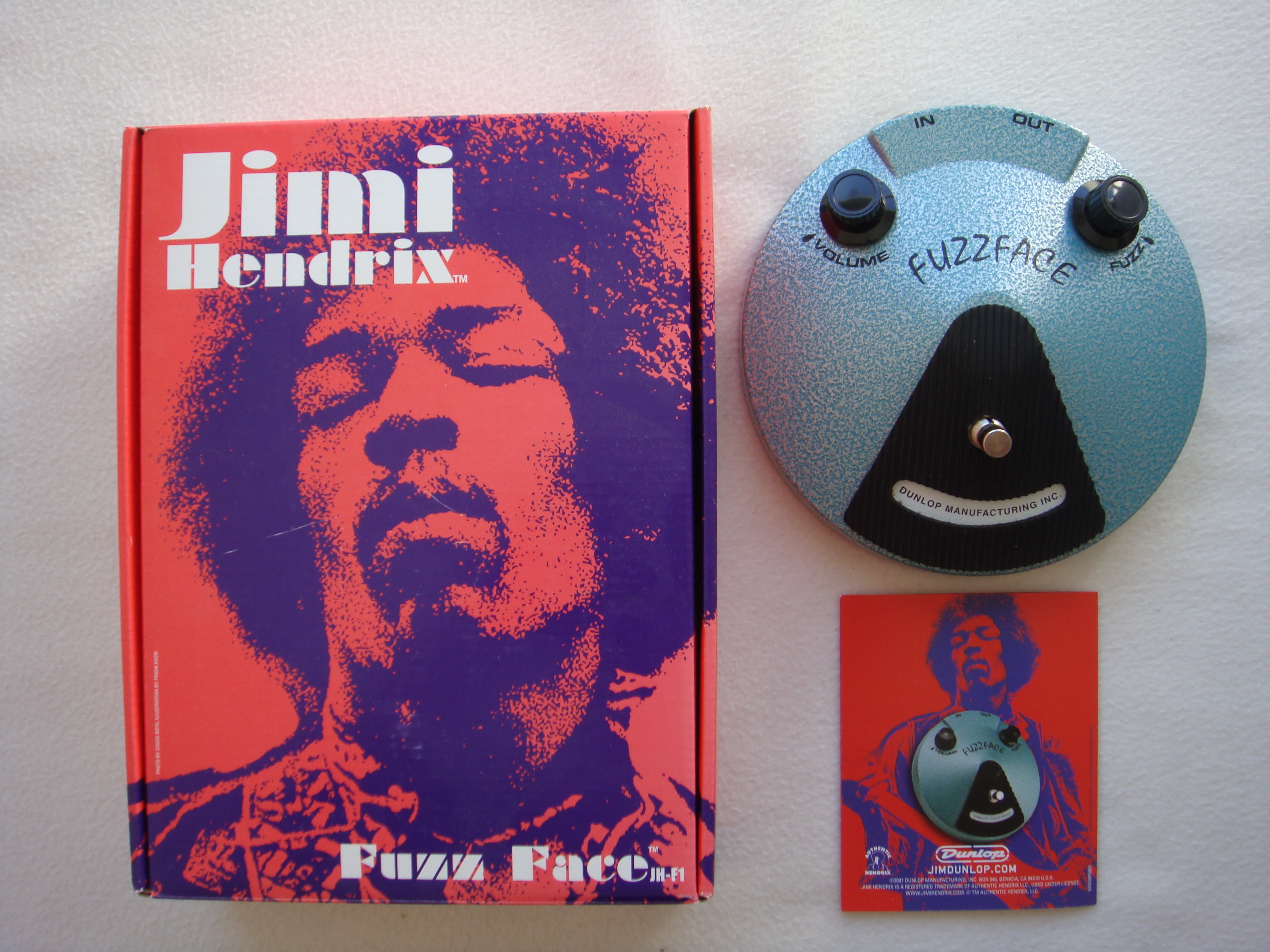 JHF1 Jimi Hendrix Fuzz Face Dunlop - Audiofanzine