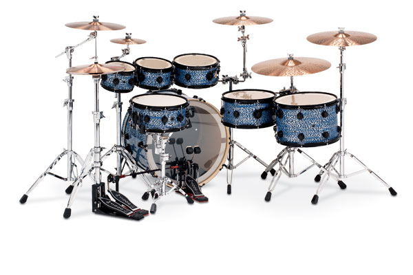 Finish Ply Shell Set Blue Silk Dw Drums Audiofanzine