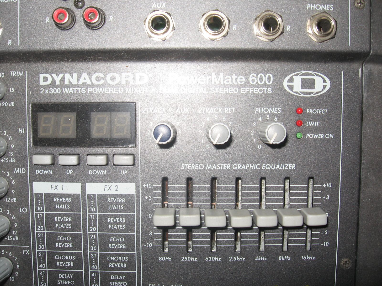 Dynacord powermate 600 схема