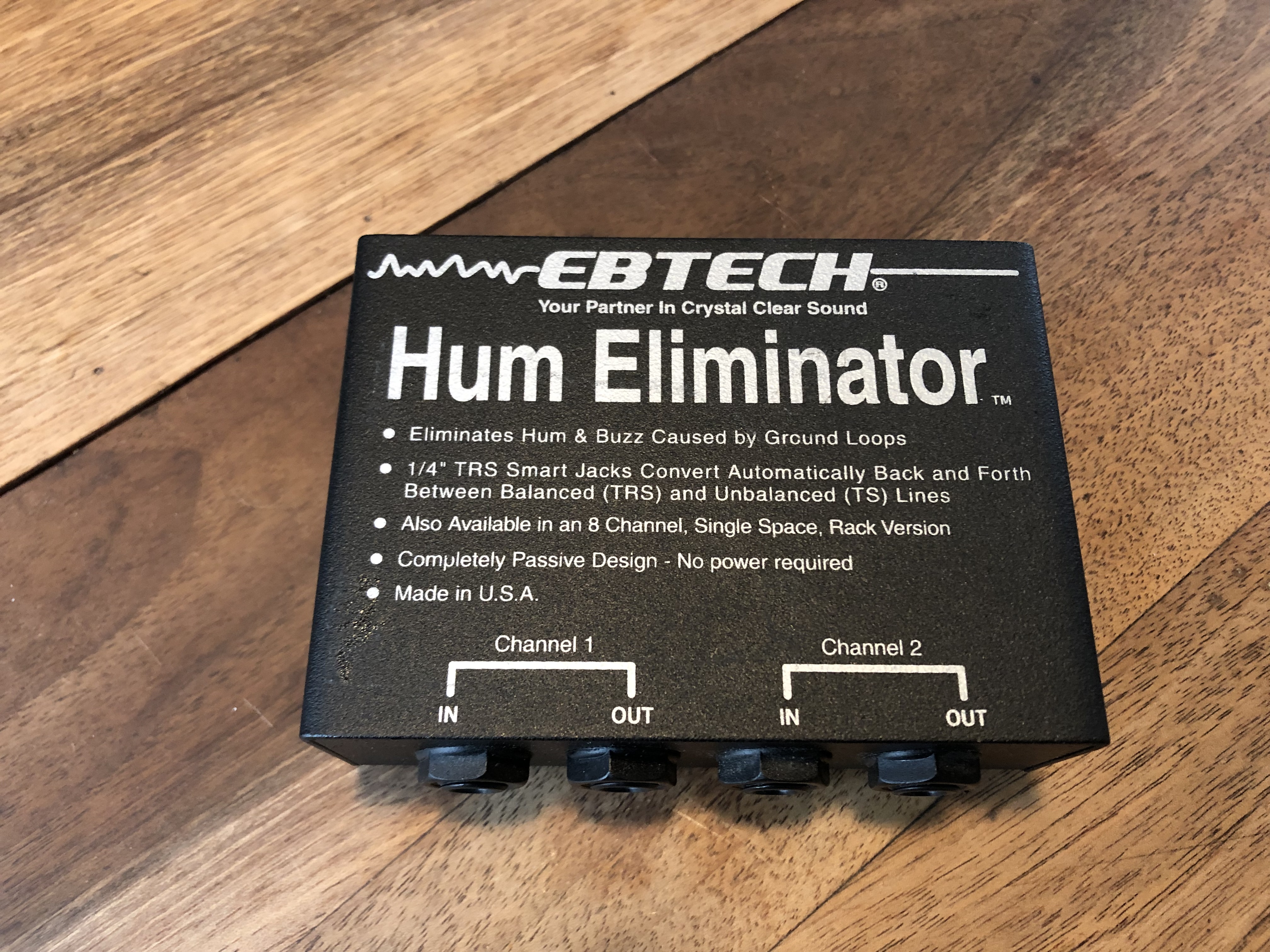 HUM ELIMINATOR Ebtech Hum Eliminator Audiofanzine