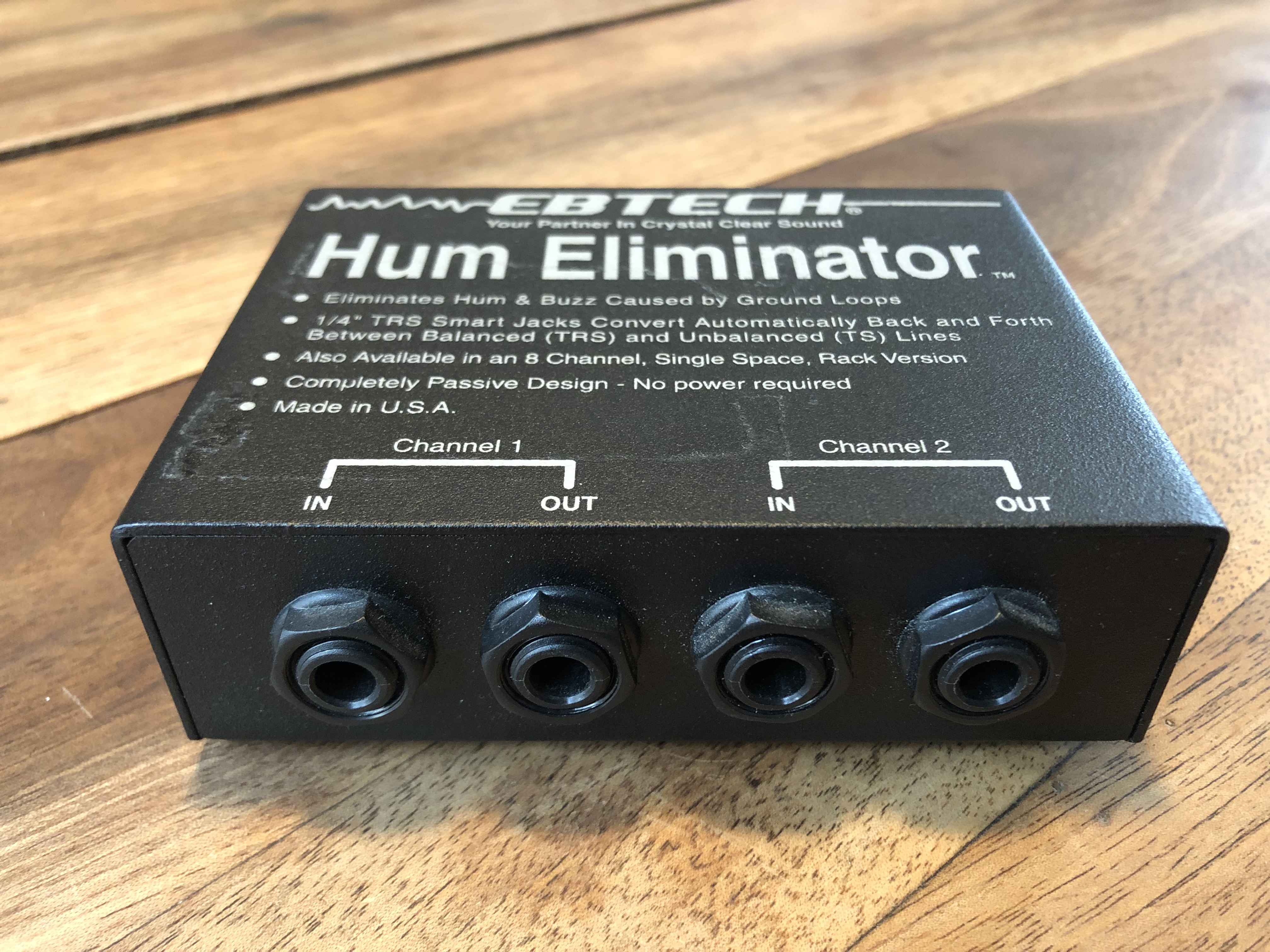 HUM ELIMINATOR Ebtech Hum Eliminator Audiofanzine