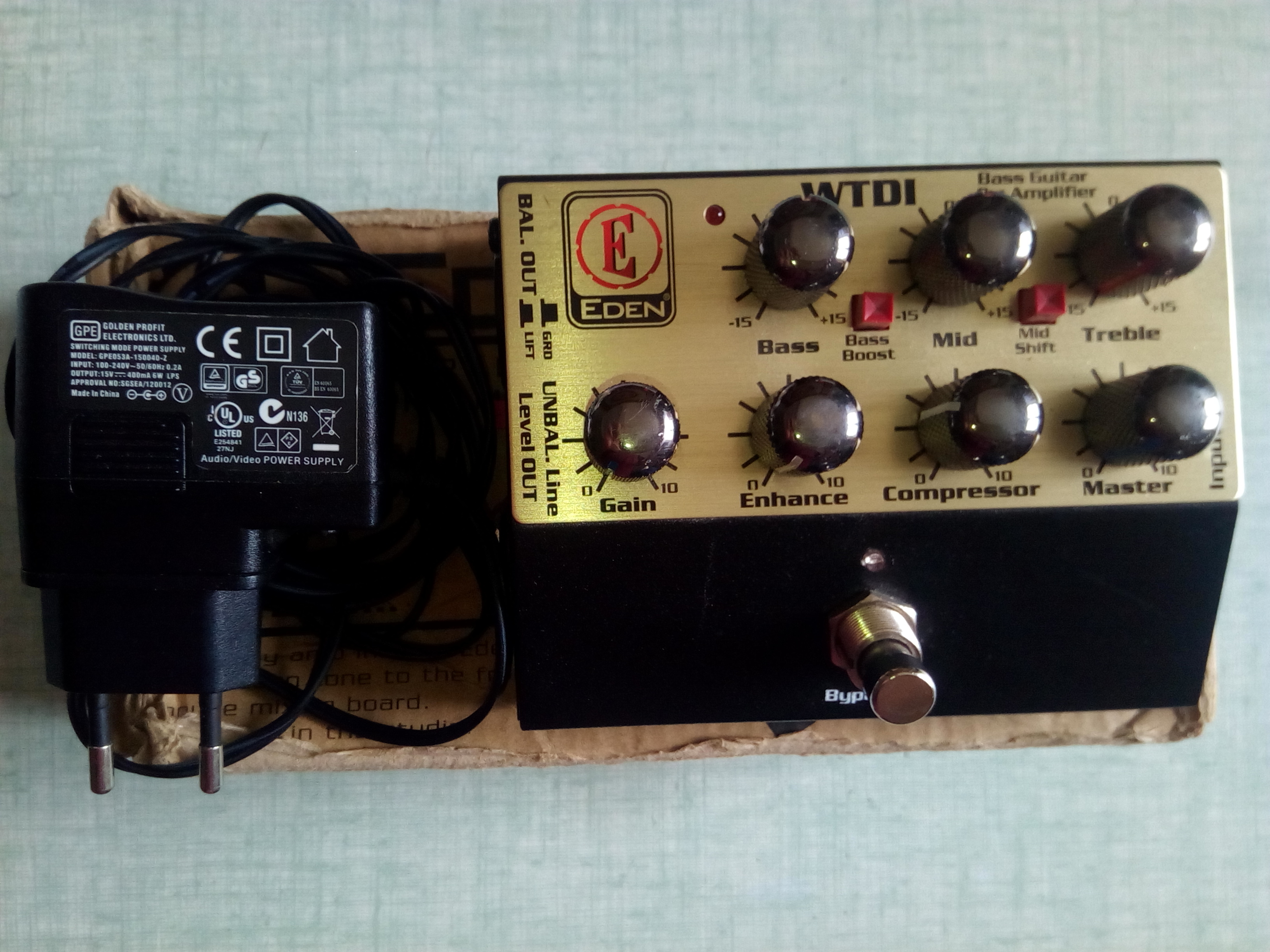 WTDI Direct Box/Preamp Eden Amplification Audiofanzine