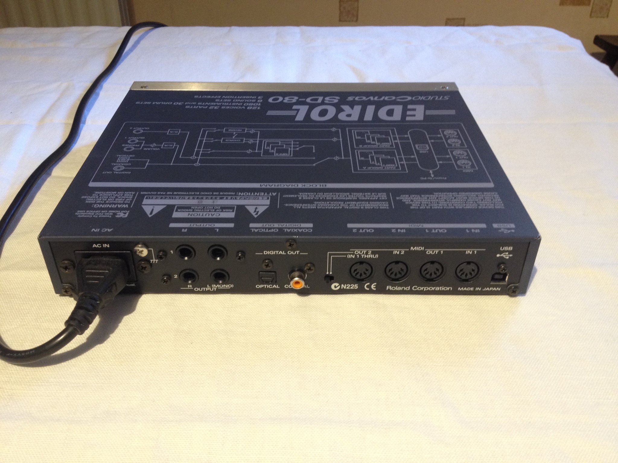 Roland Edirol Studio Canvas SD-80DTM音源