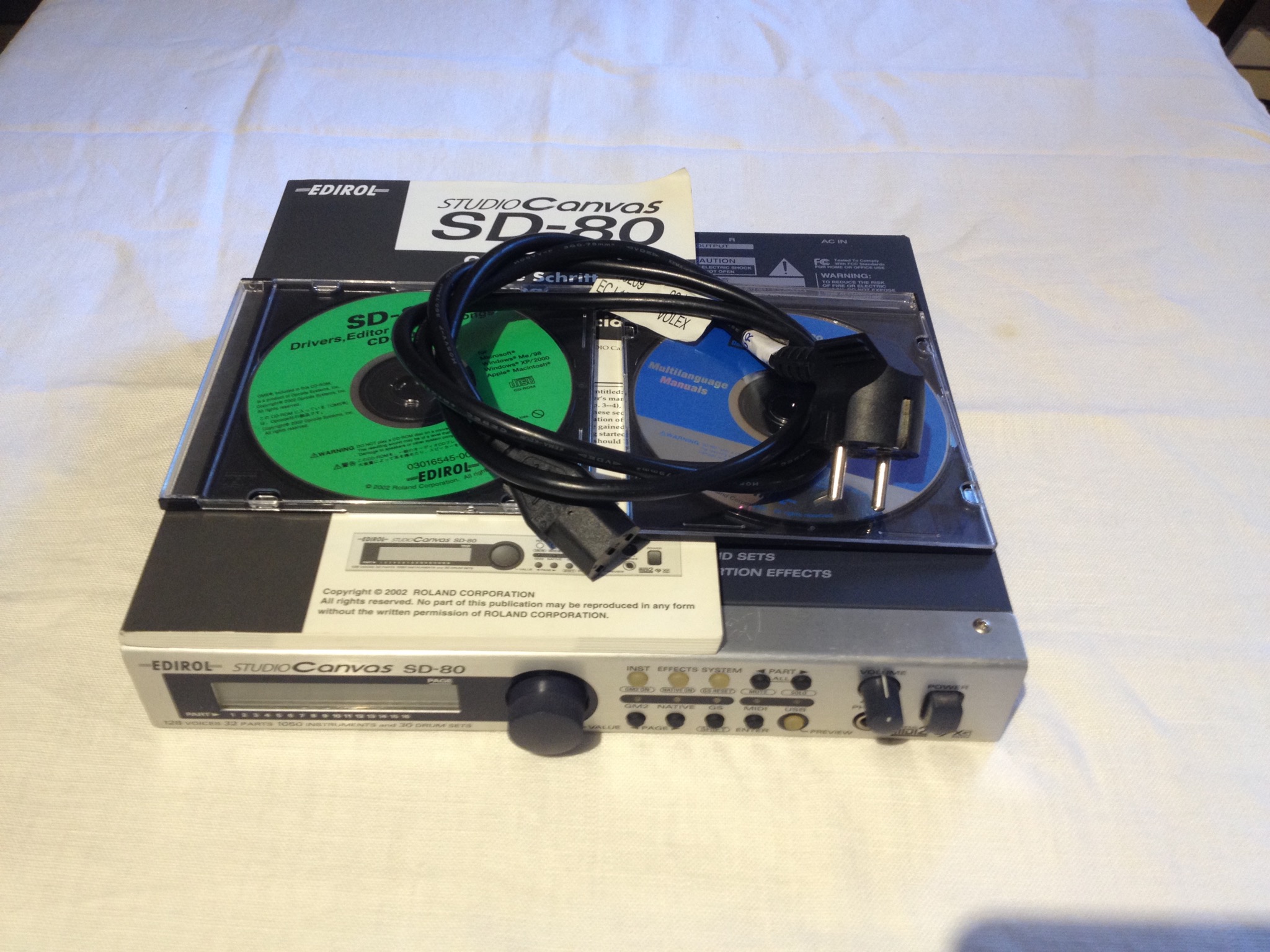 SD-80 - Edirol SD-80 - Audiofanzine